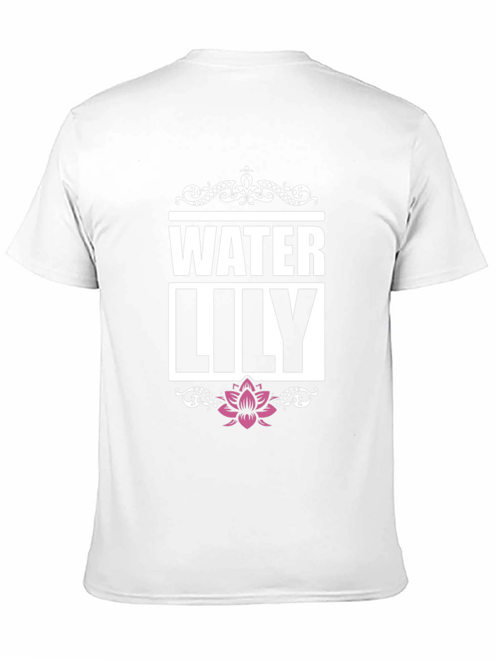 Water Lily Graphic Tee - Mens Black T-Shirt