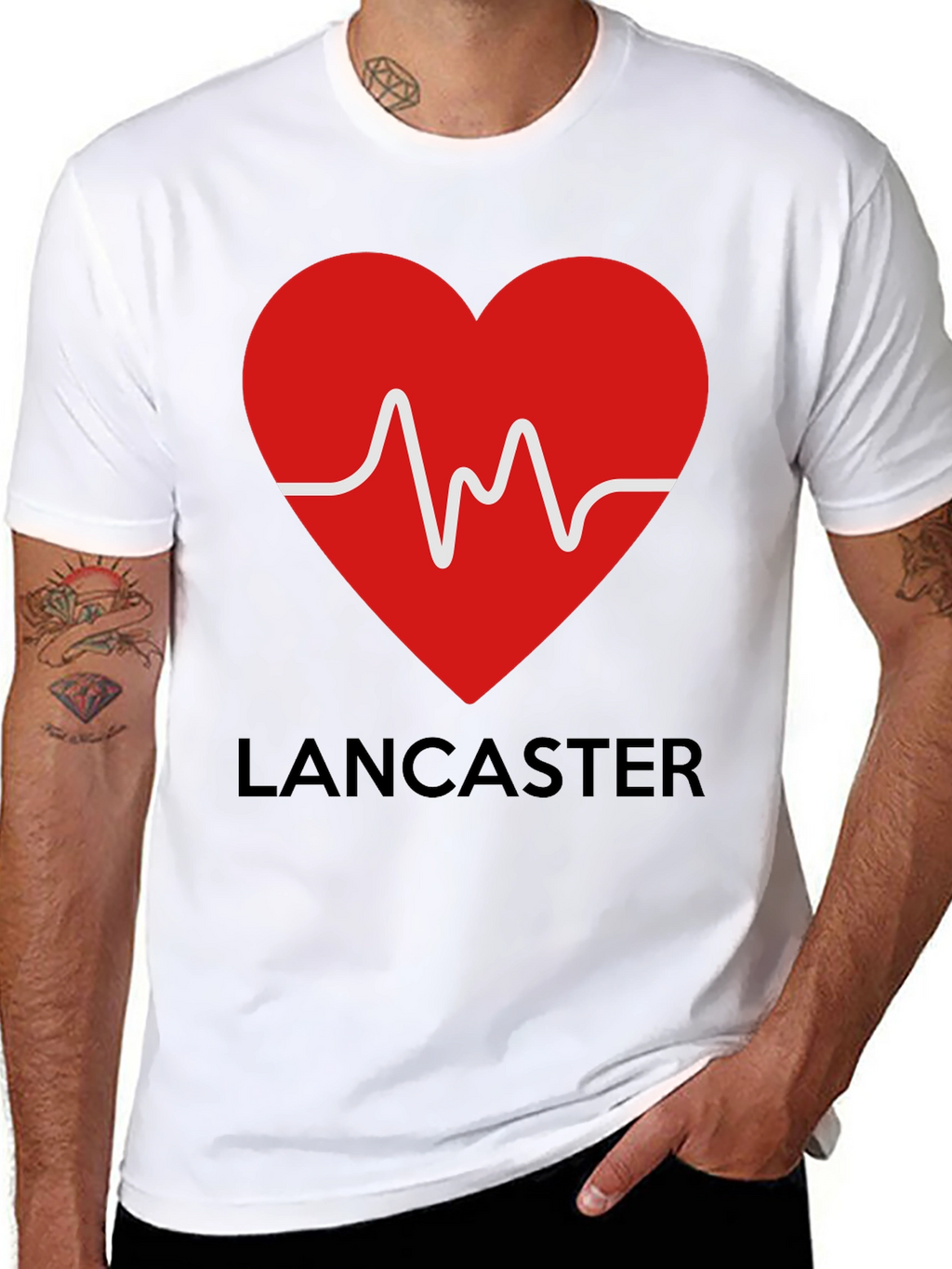 Lancaster Heartbeat Graphic T-Shirt