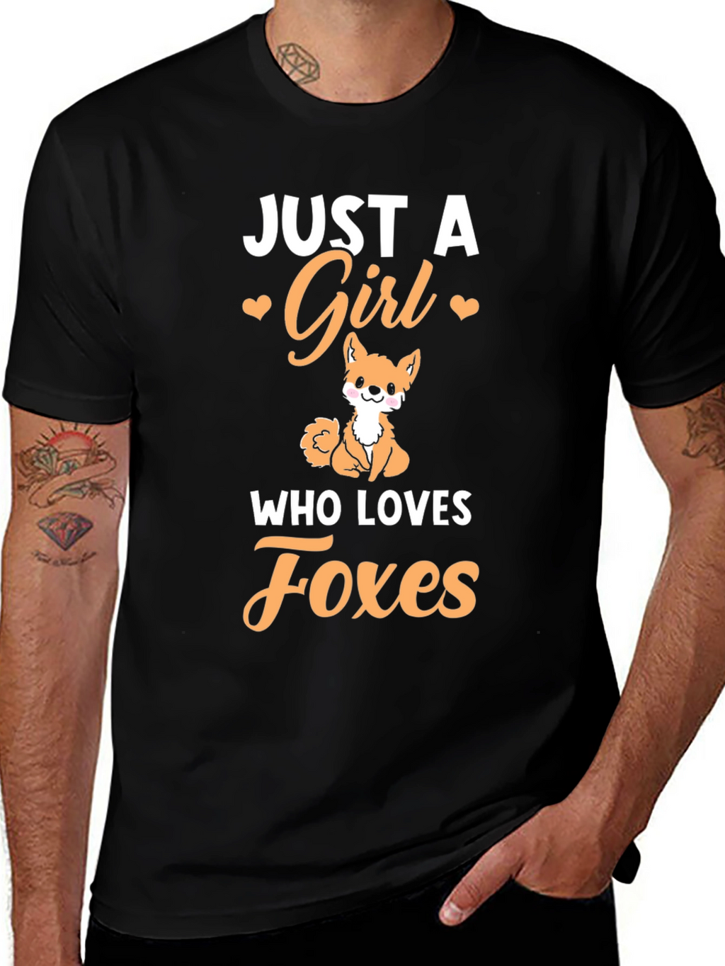 Just a Girl Who Loves Foxes T-Shirt