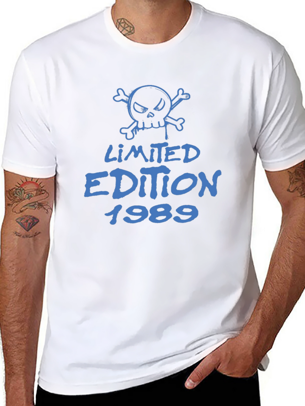 Limited Edition 1989 Skull Graphic T-Shirt
