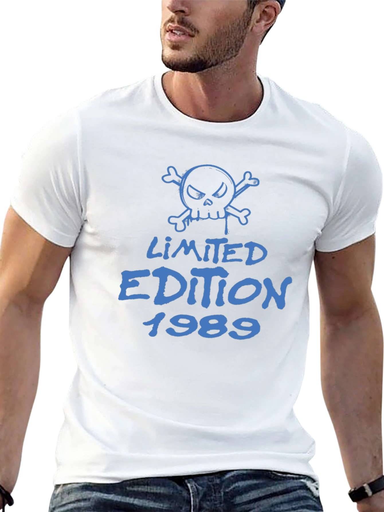 Limited Edition 1989 Skull Graphic T-Shirt