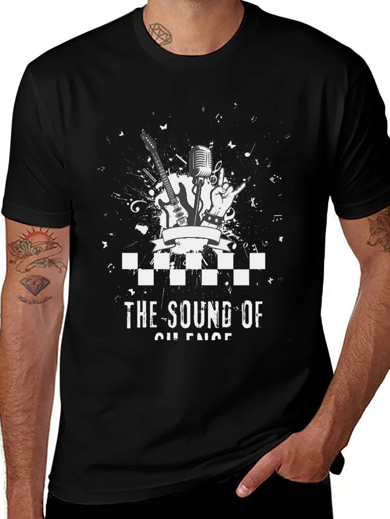 The Sound of Silence Graphic Print T-Shirt