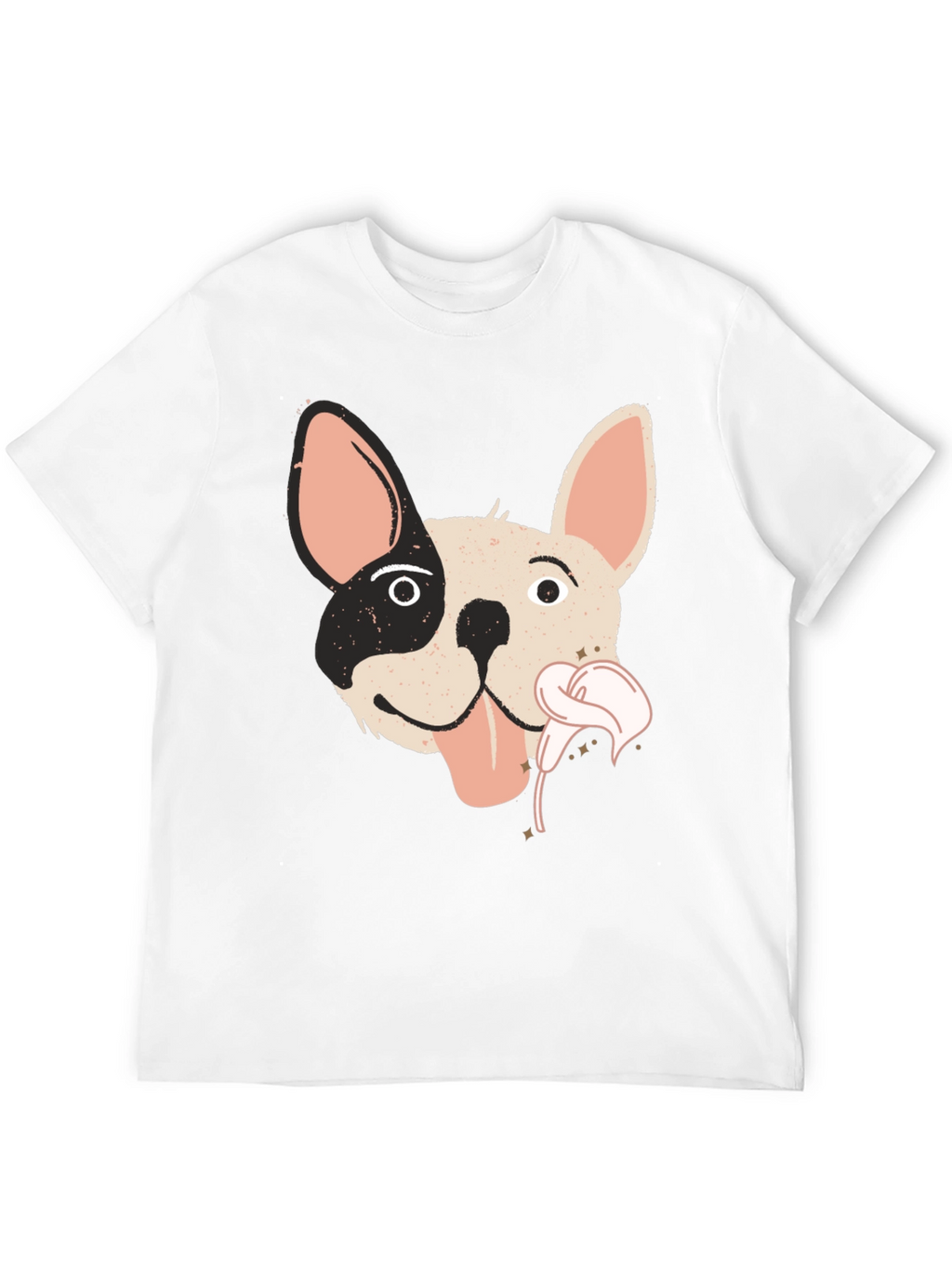 Dog Graphic Tee - Funky Frenchie T-Shirt