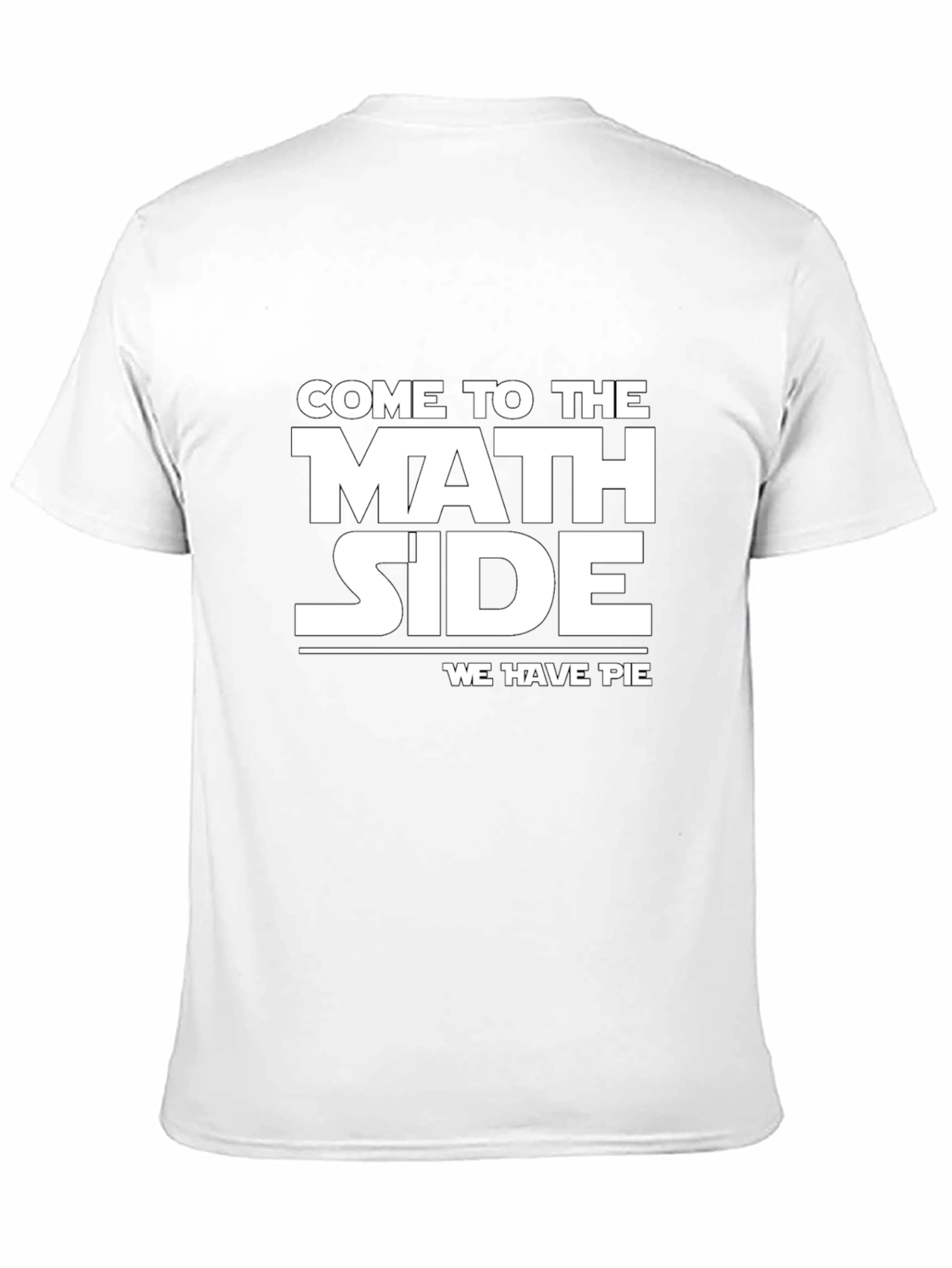 Math Side Pie T-Shirt - Funny Geeky Tee