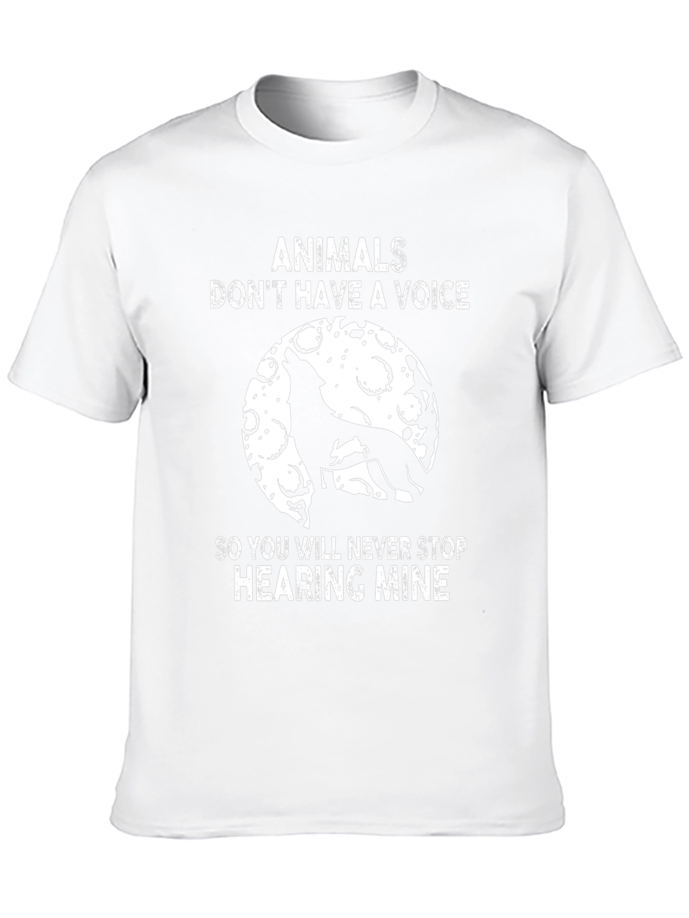 Animals Voice T-Shirt - Black