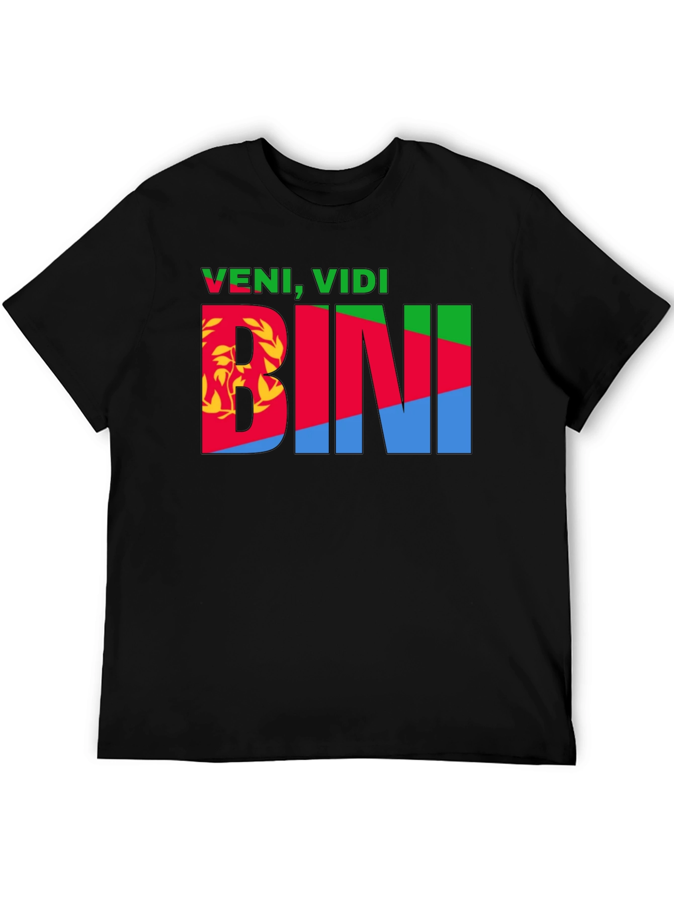 Veni Vidi BINI Eritrean Flag Graphic T-Shirt