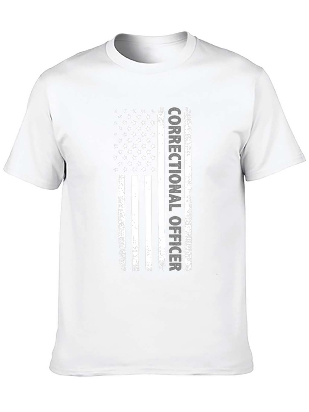 Correctional Officer American Flag T-Shirt