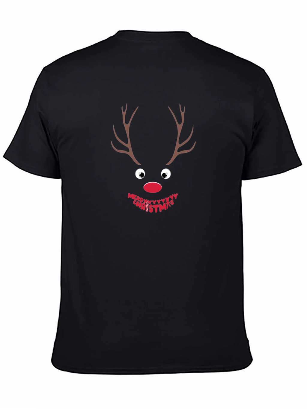 Festive Reindeer Christmas T-Shirt - Holiday Apparel