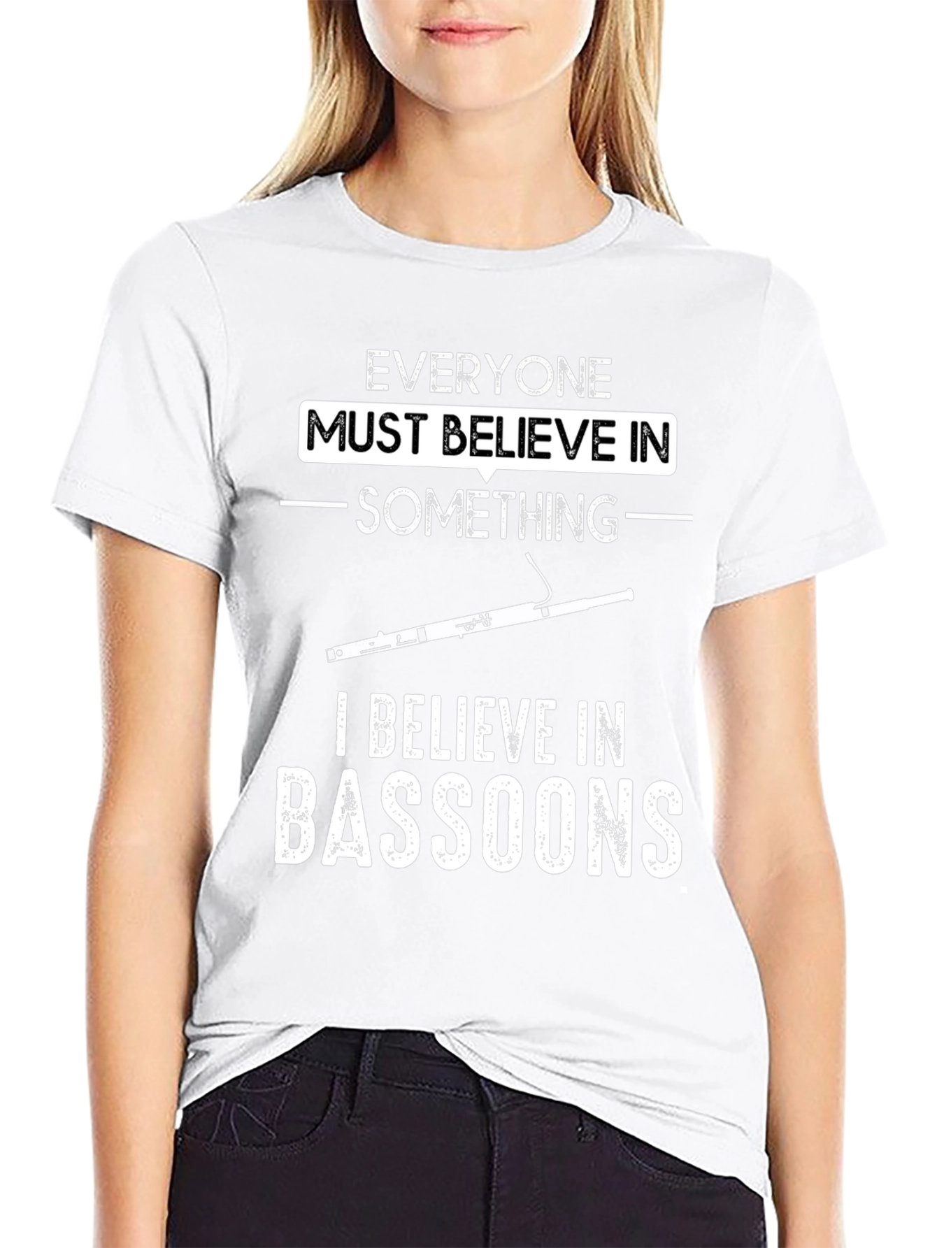 Bassoon Belief T-Shirt - Music Lover Tee