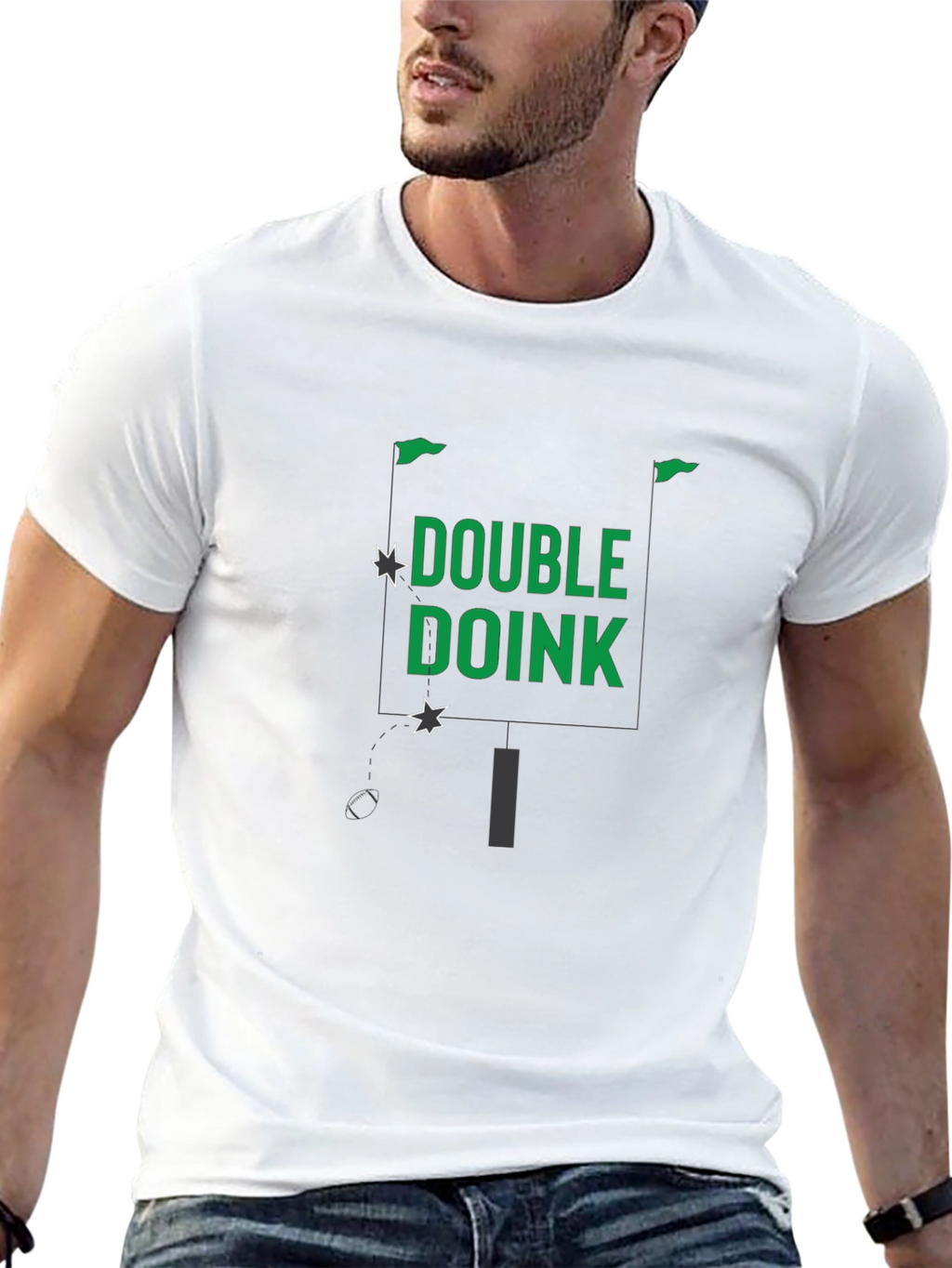 Double Doink Football T-Shirt