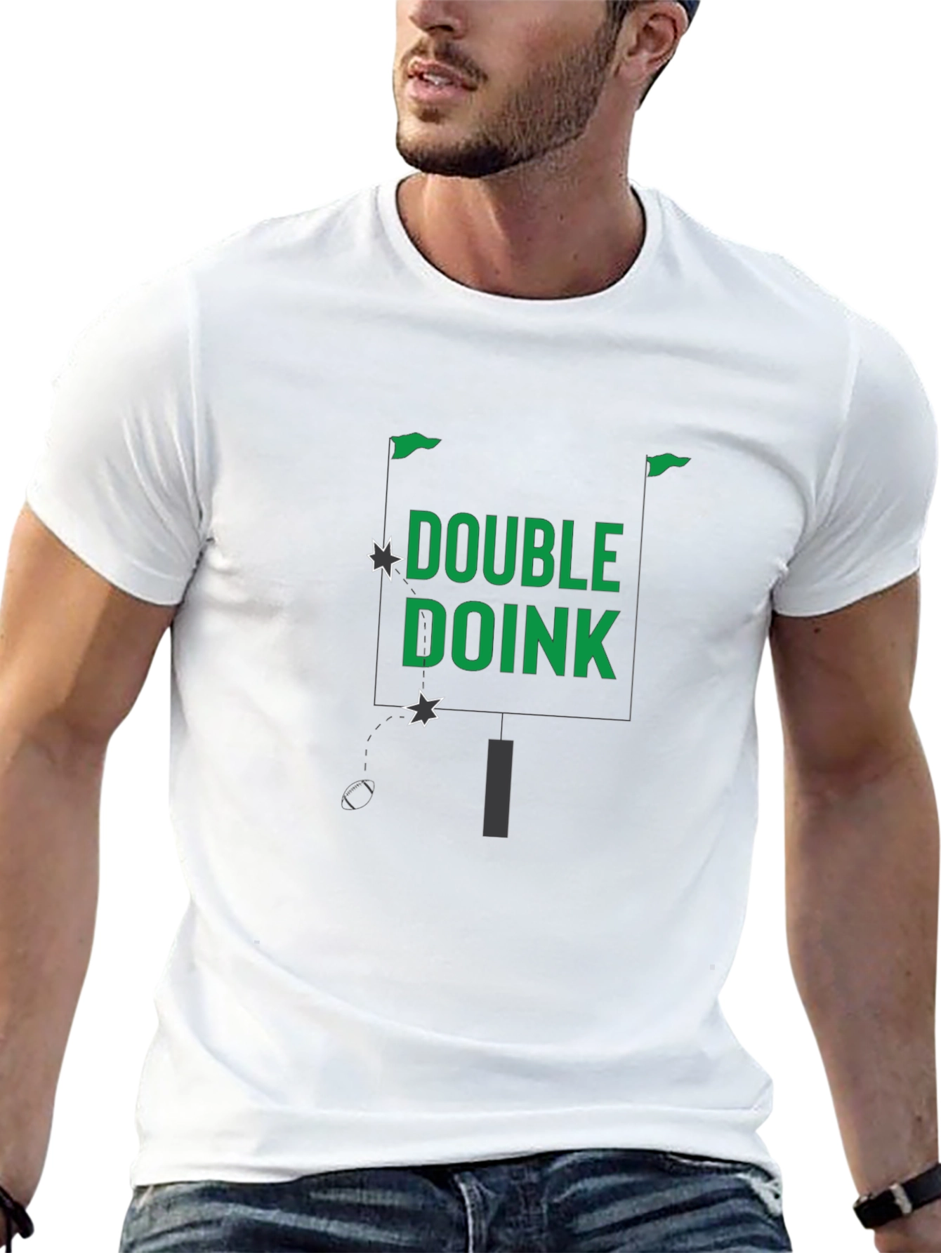 Double Doink Football T-Shirt