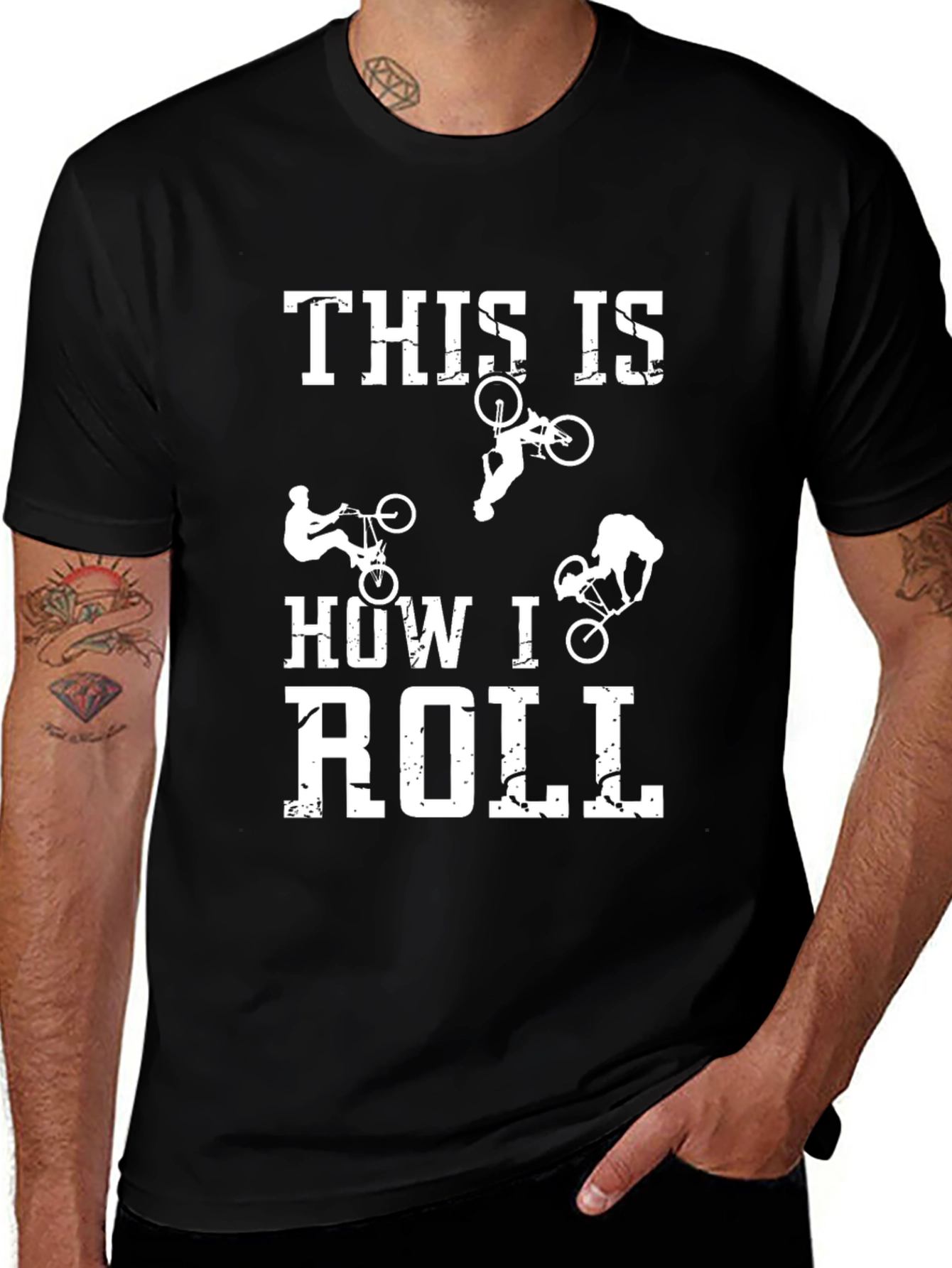 This is How I Roll T-Shirt - BMX Bike Rider Tee