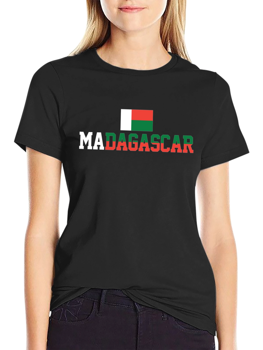 Madagascar Flag Graphic T-Shirt
