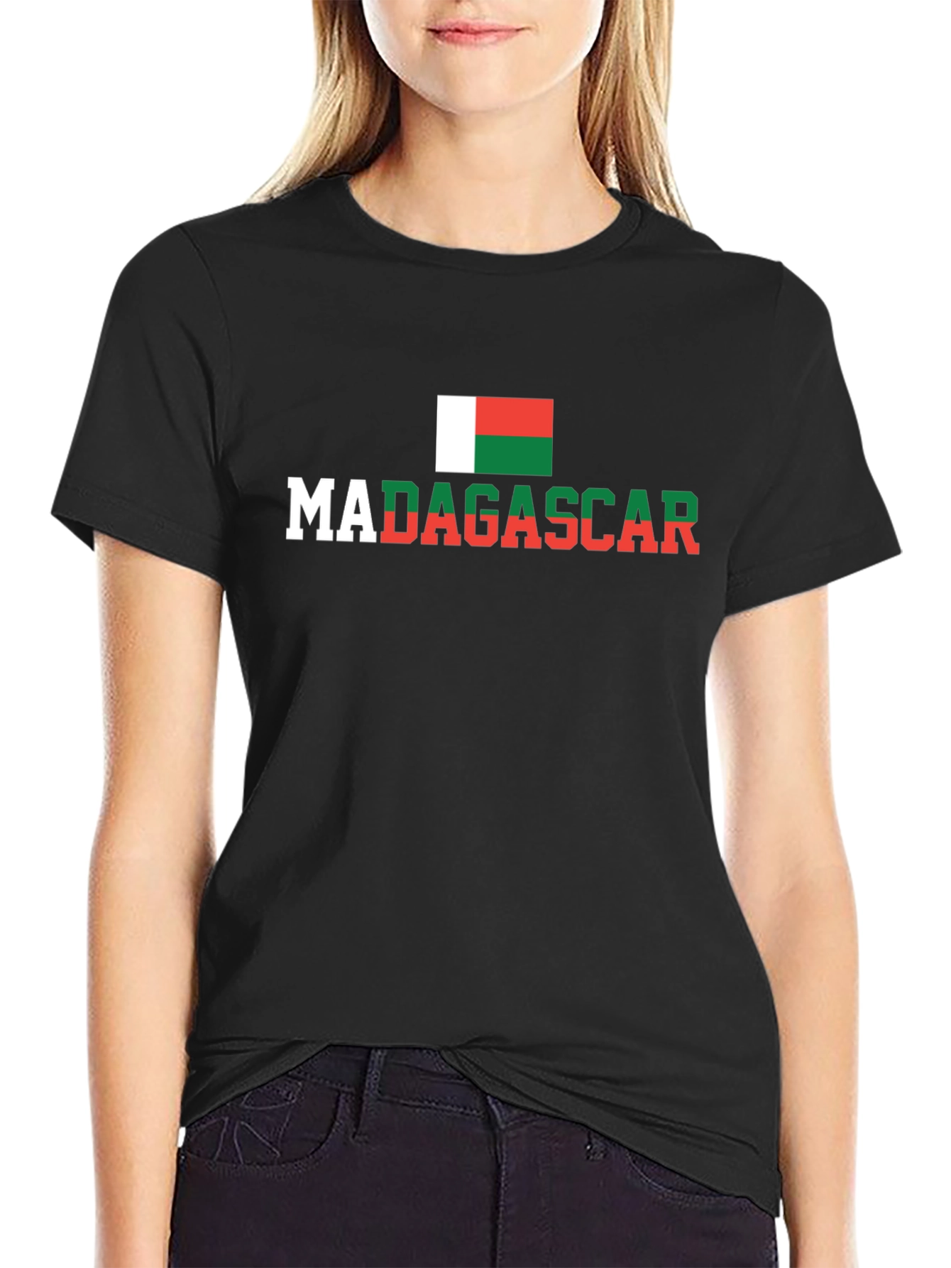 Madagascar Flag Graphic T-Shirt