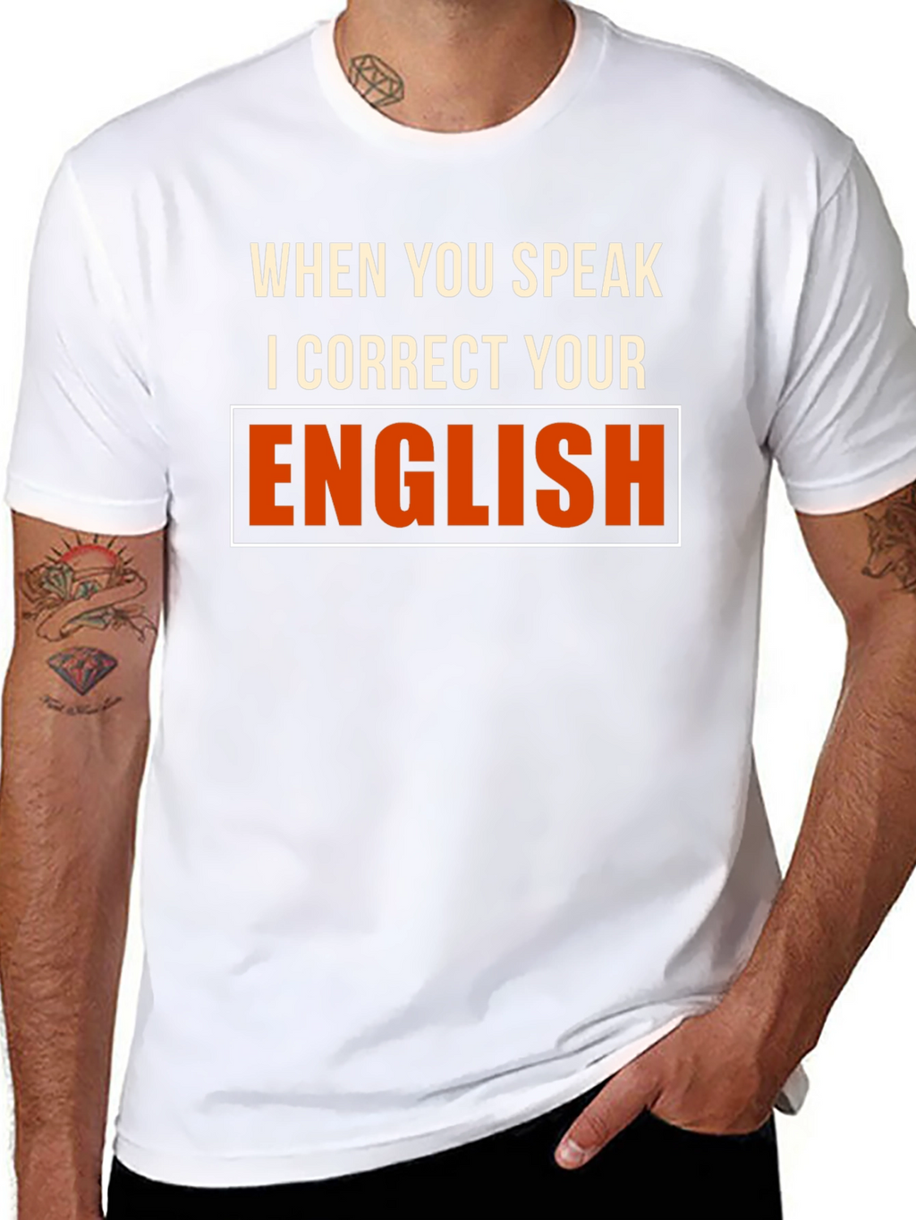 Funny English Teacher Correction T-Shirt