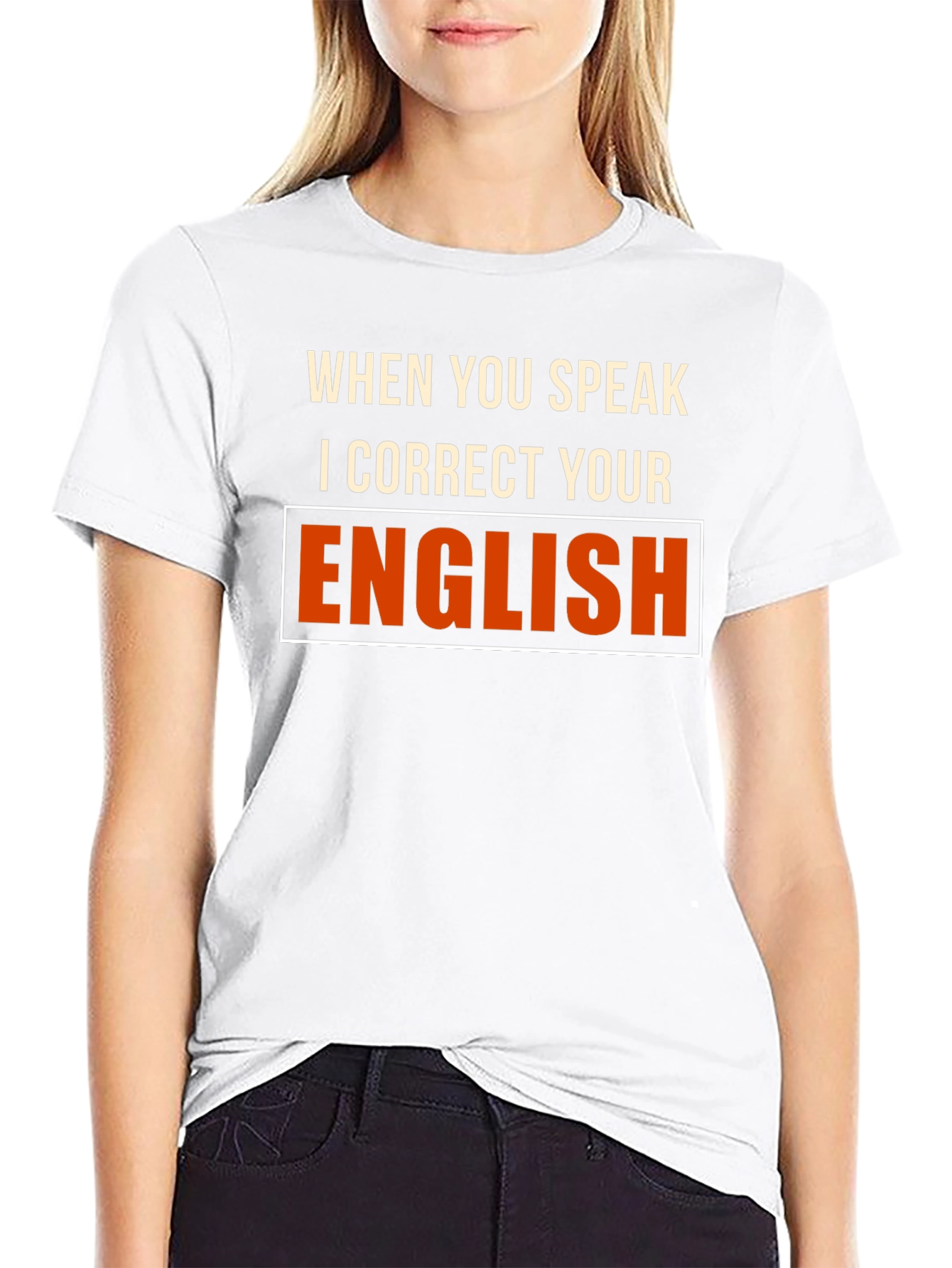 Funny English Teacher Correction T-Shirt