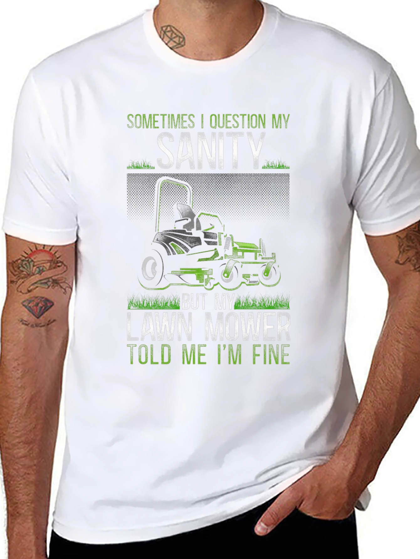 Funny Lawn Mower T-Shirt