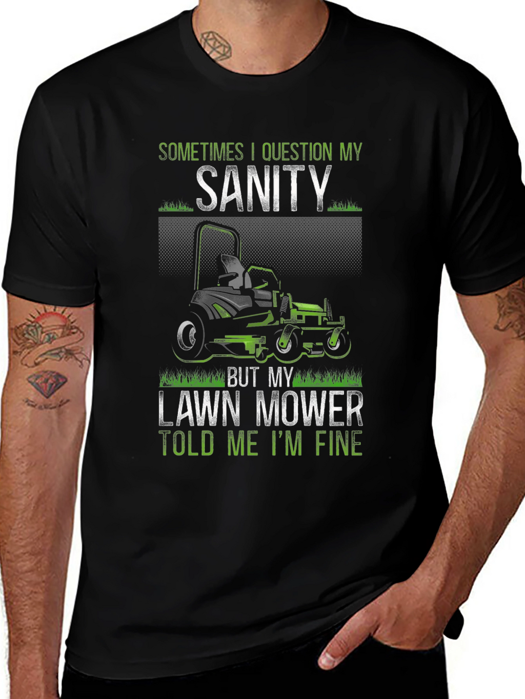 Funny Lawn Mower T-Shirt