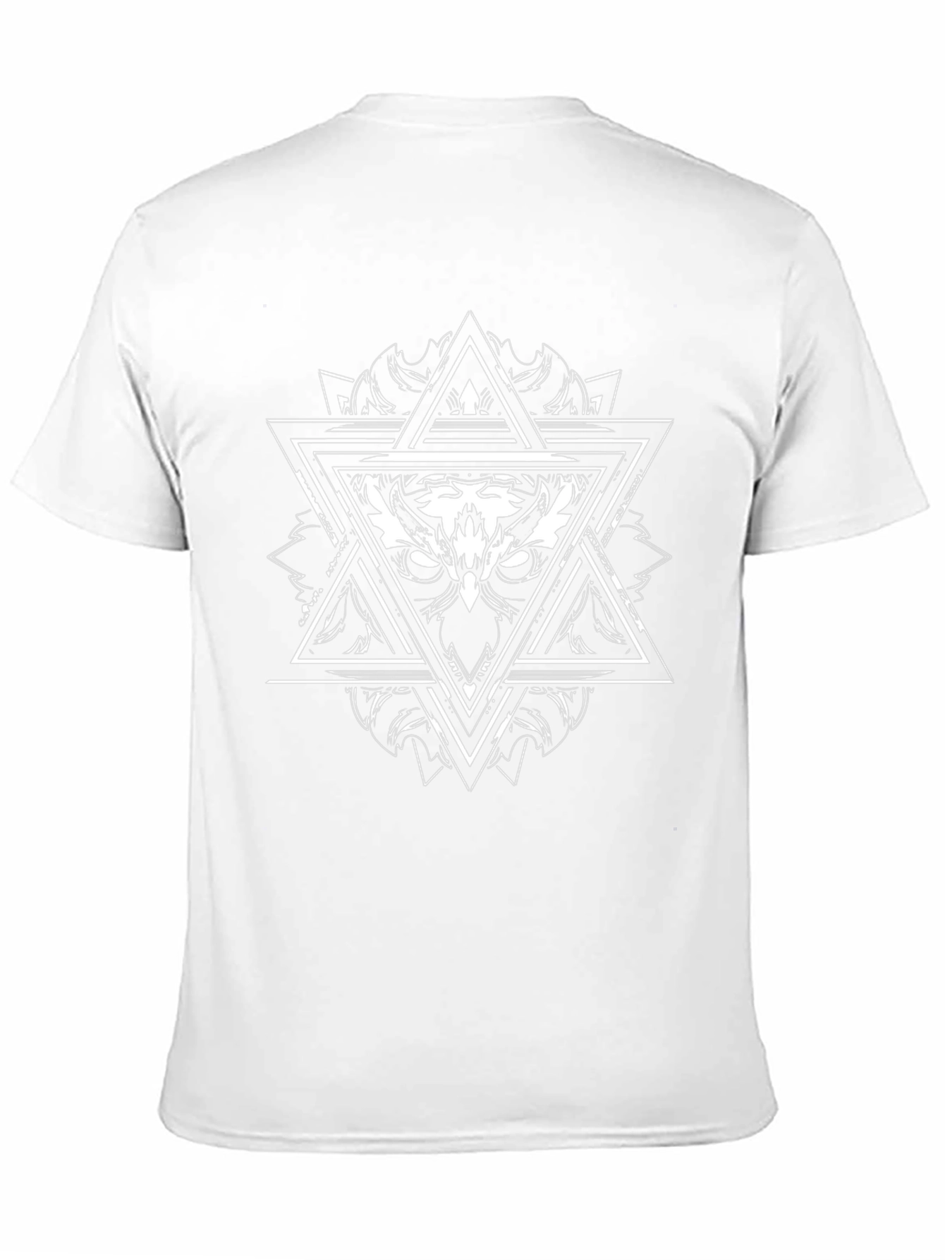 Geometric Owl T-Shirt - Modern Graphic Tee