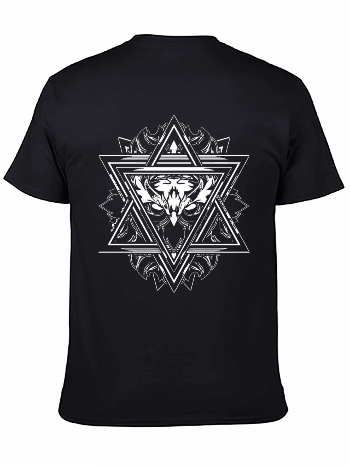 Geometric Owl T-Shirt - Modern Graphic Tee