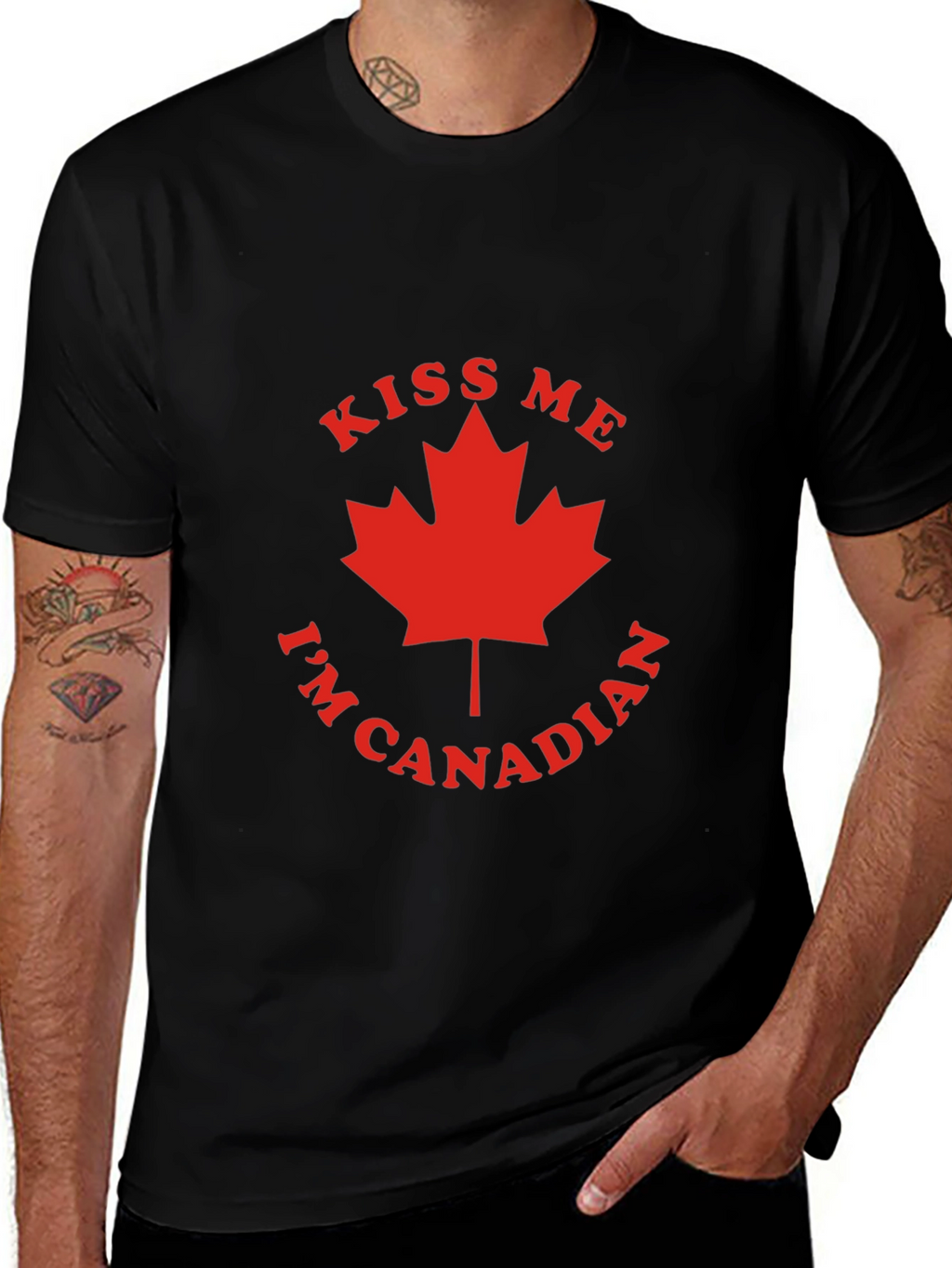 Kiss Me Im Canadian T-Shirt
