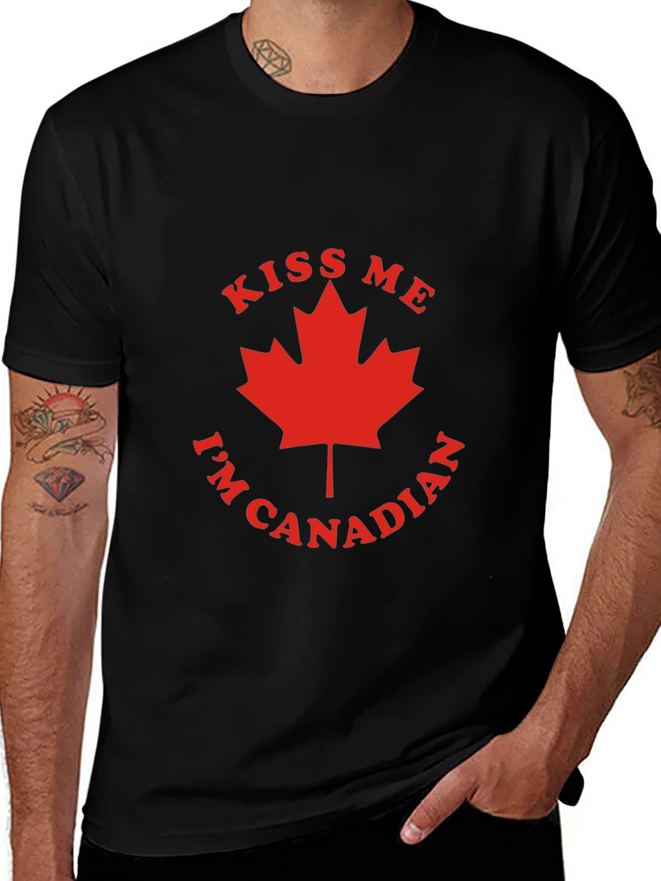 Kiss Me Im Canadian T-Shirt