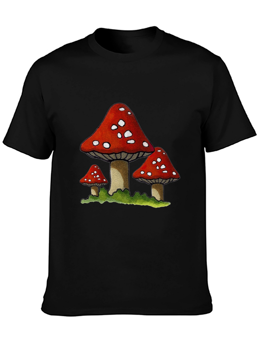 Mushroom Graphic Print T-Shirt