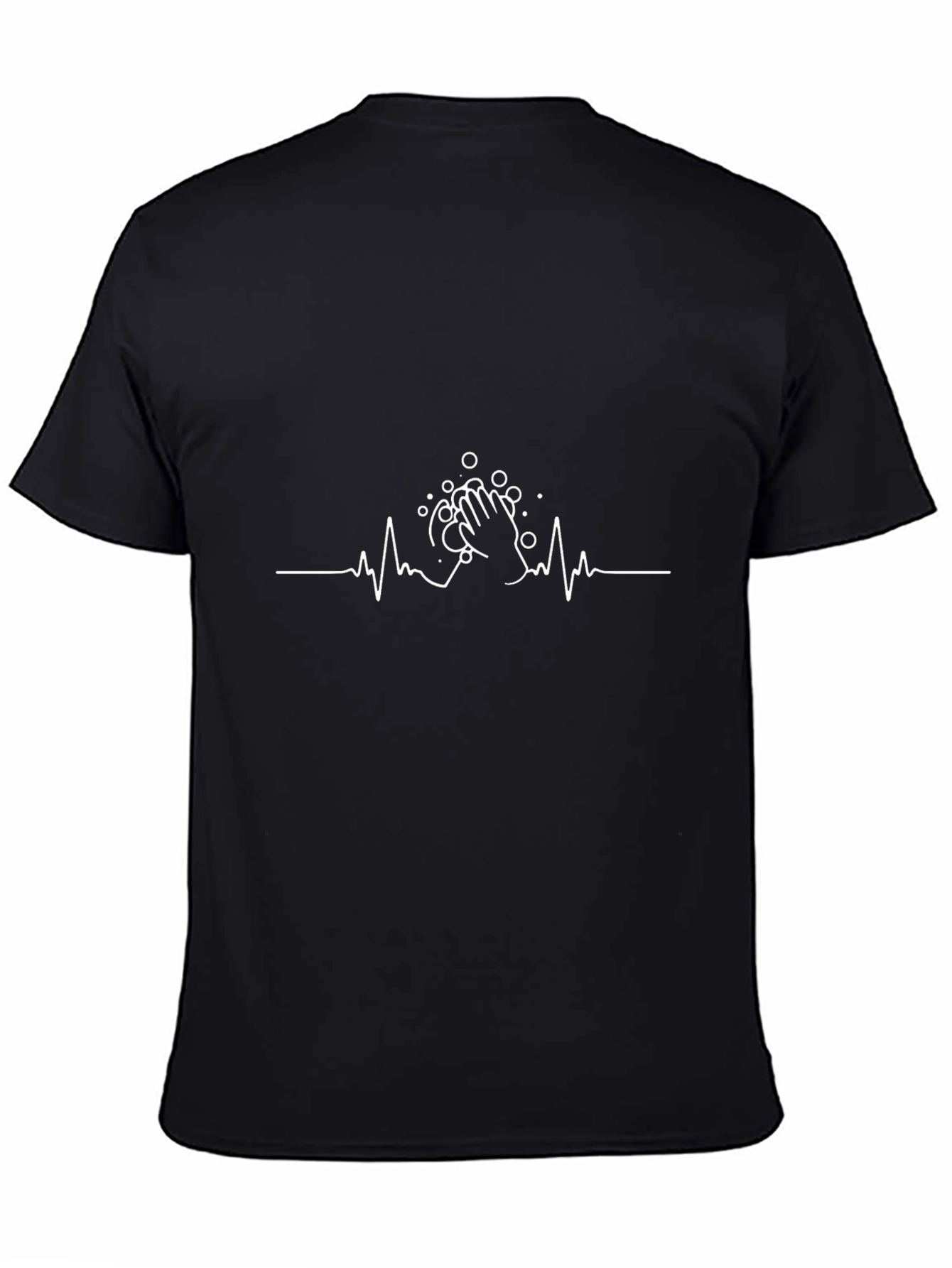 Wash Your Hands Pulse T-Shirt - Black