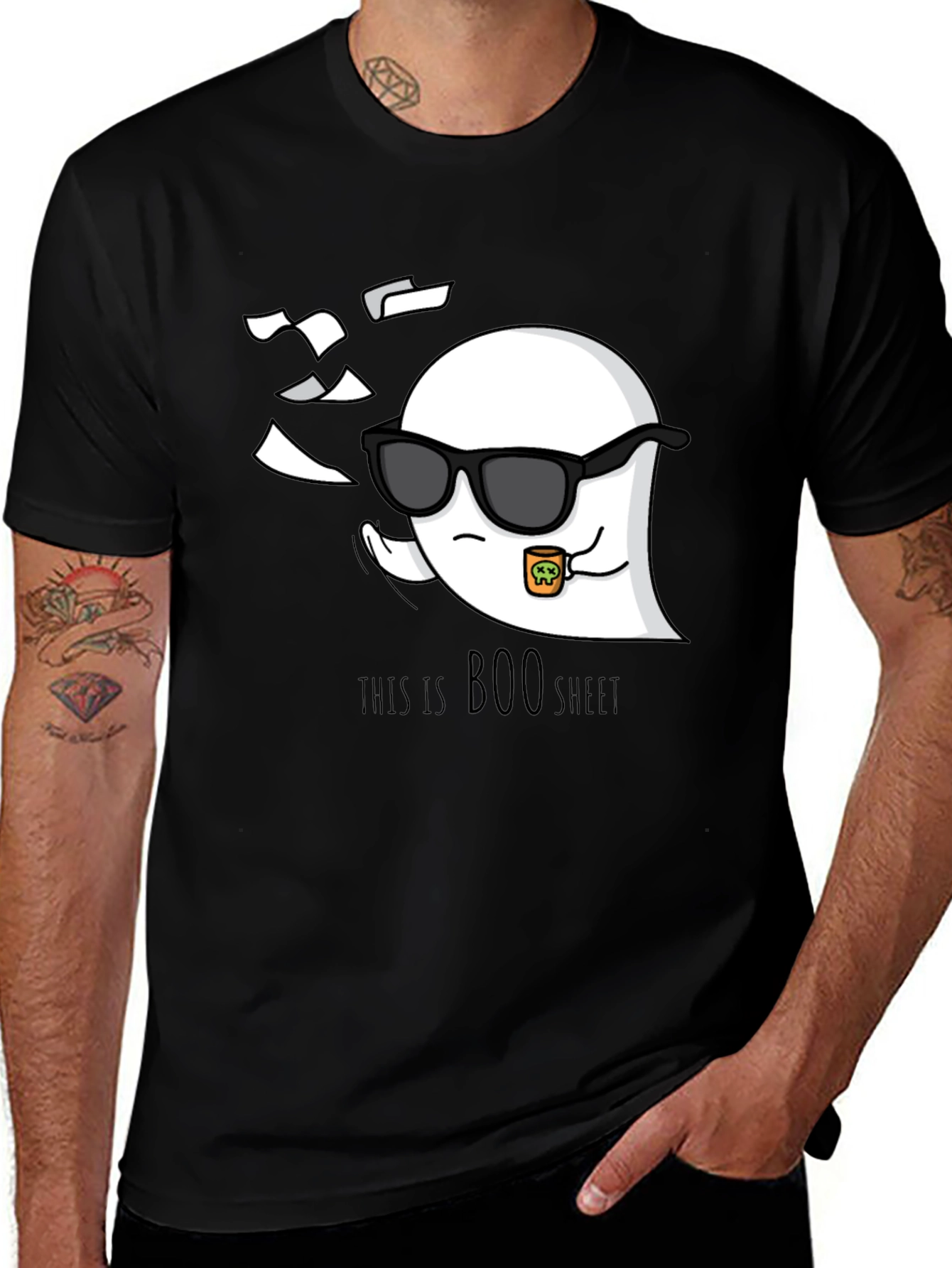 Boo Sheet Funny Ghost T-Shirt - Halloween Apparel