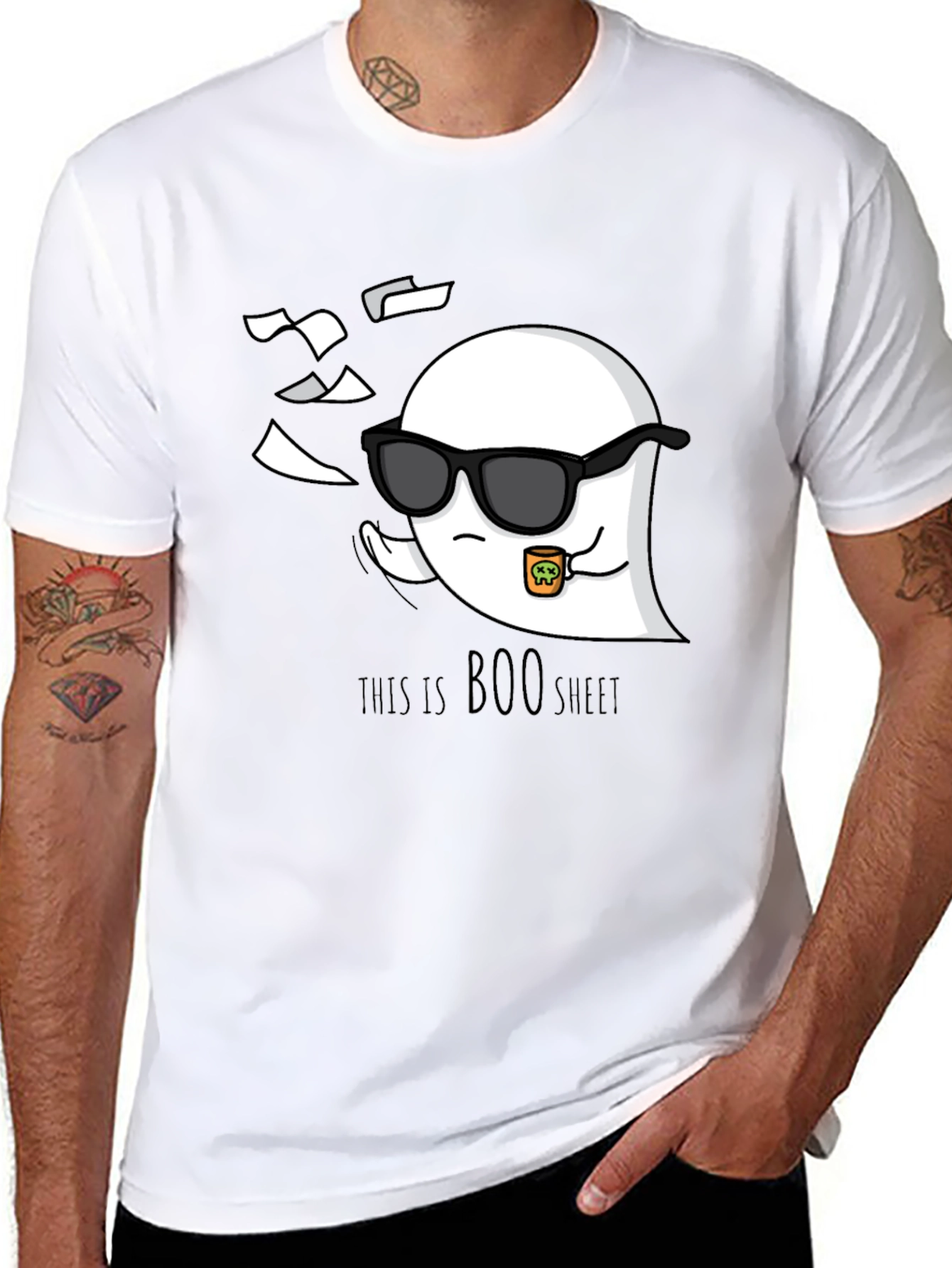 Boo Sheet Funny Ghost T-Shirt - Halloween Apparel
