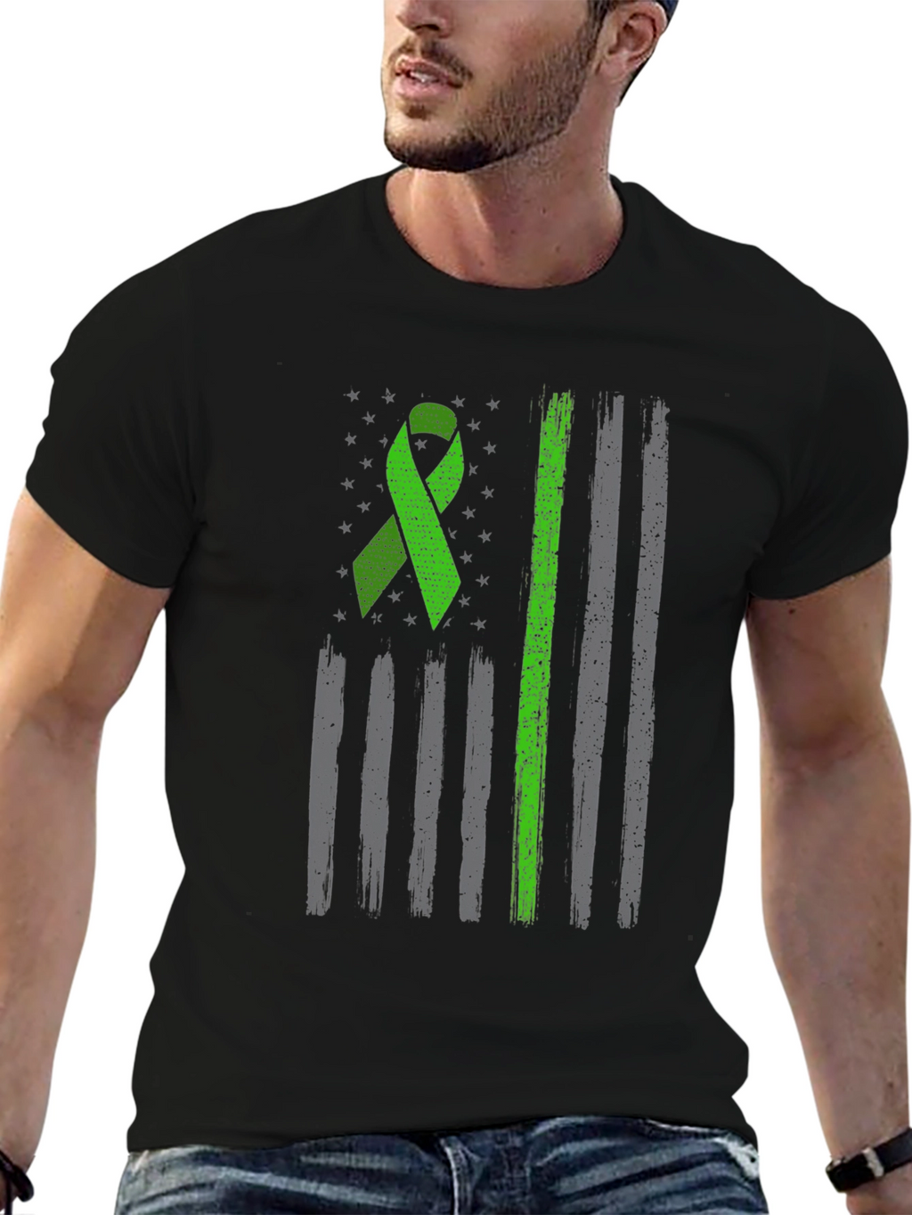 Green Ribbon Flag T-Shirt