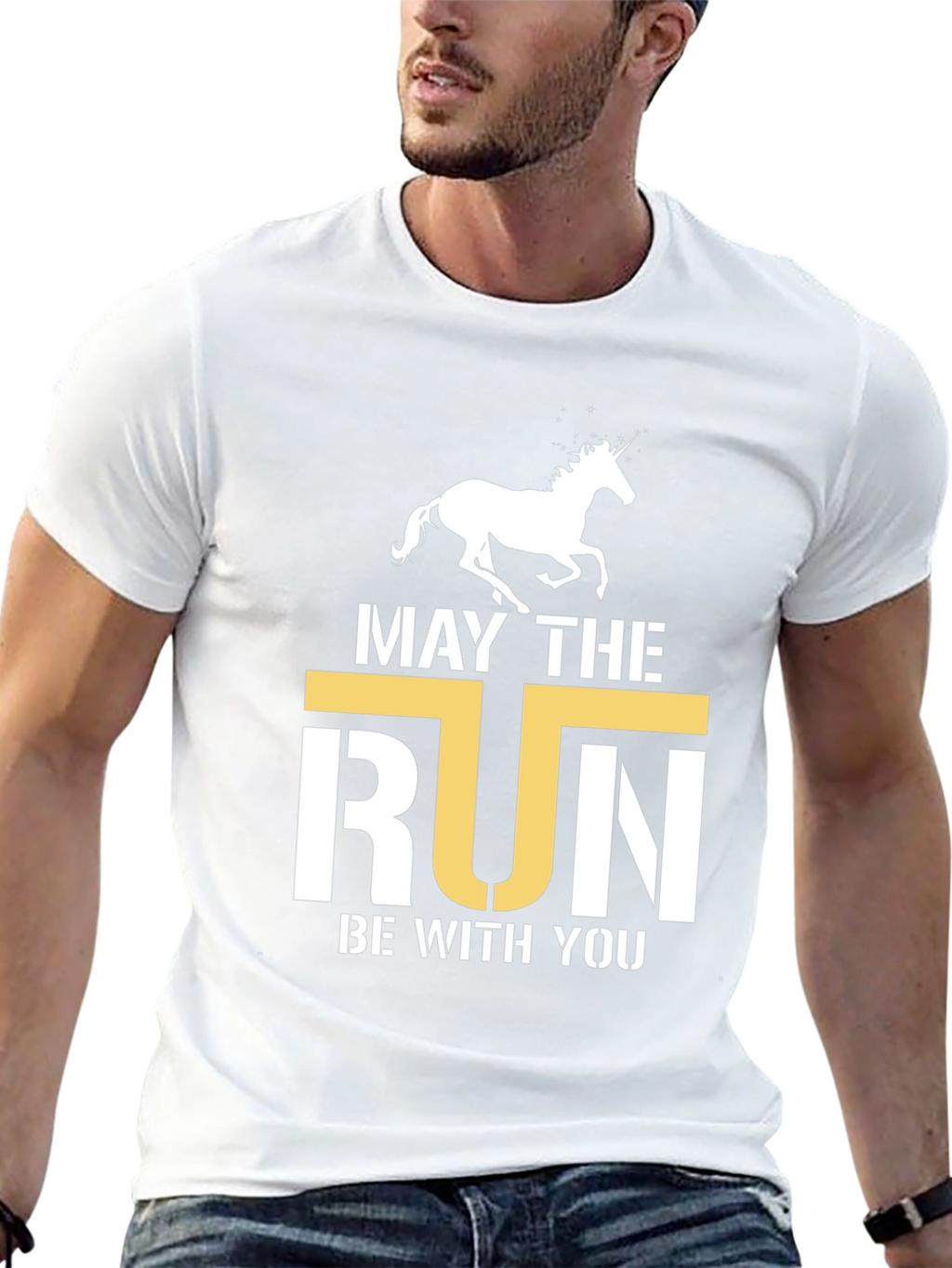 May the Run Be With You T-Shirt