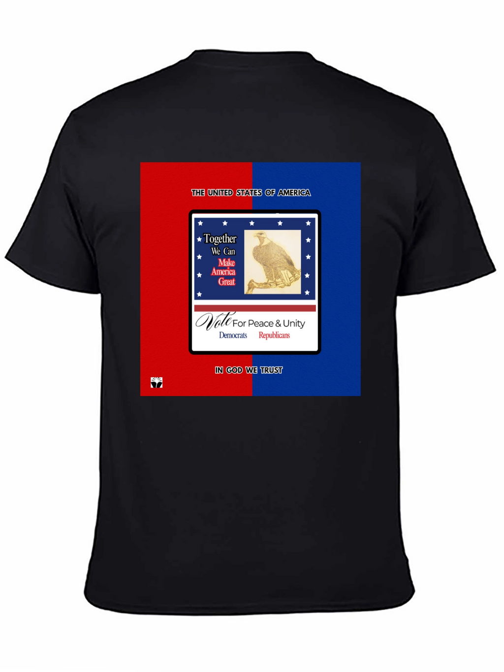 Patriotic USA T-Shirt - Peace & Unity