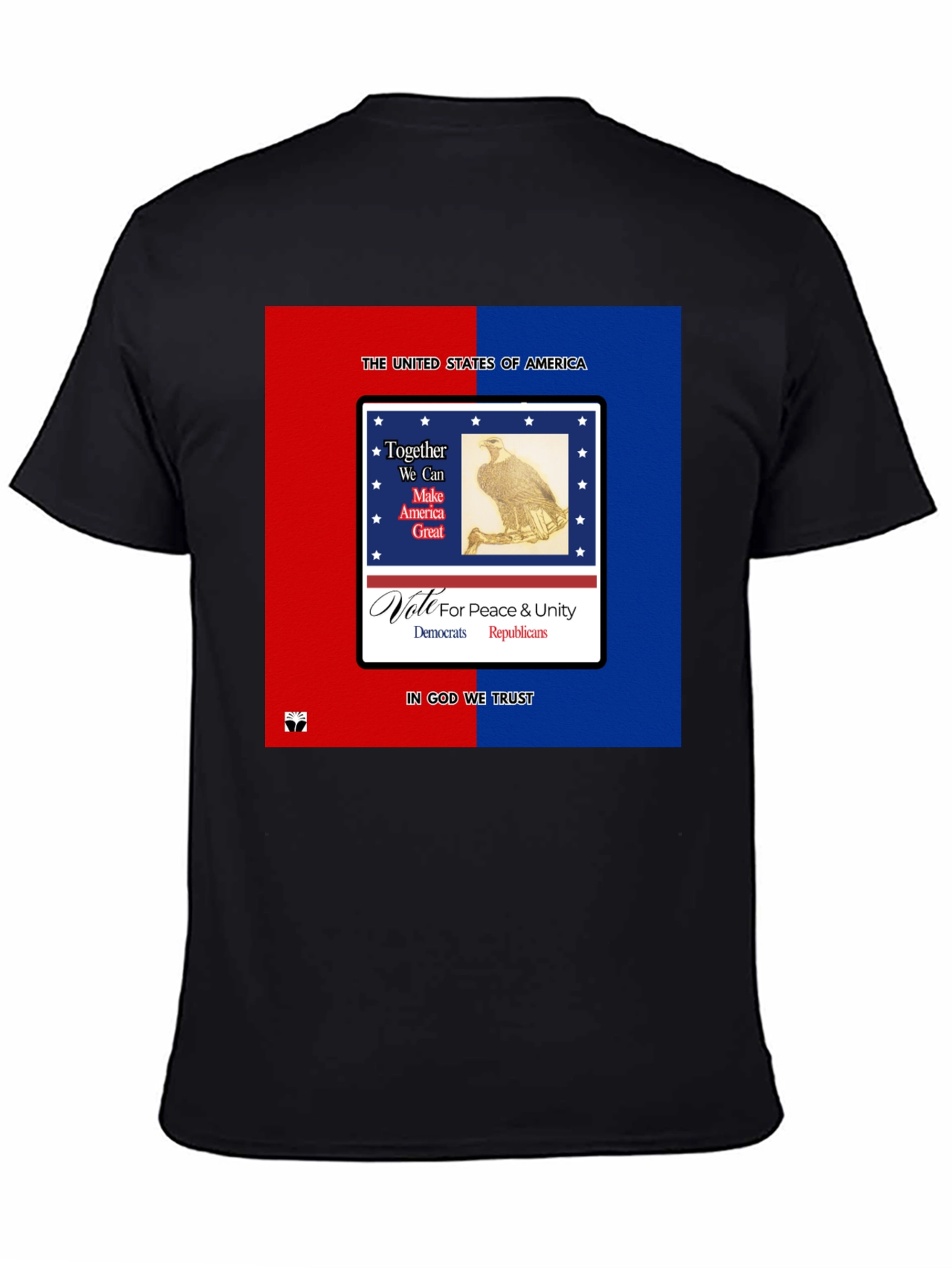 Patriotic USA T-Shirt - Peace & Unity