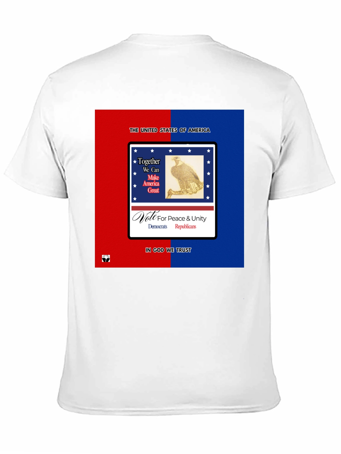 Patriotic USA T-Shirt - Peace & Unity