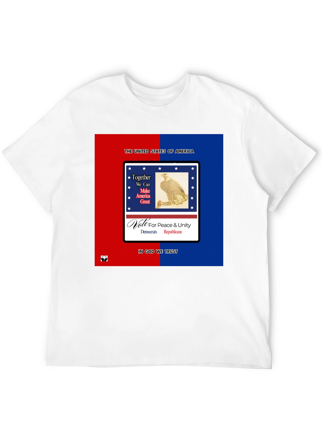 Patriotic USA T-Shirt - Peace & Unity