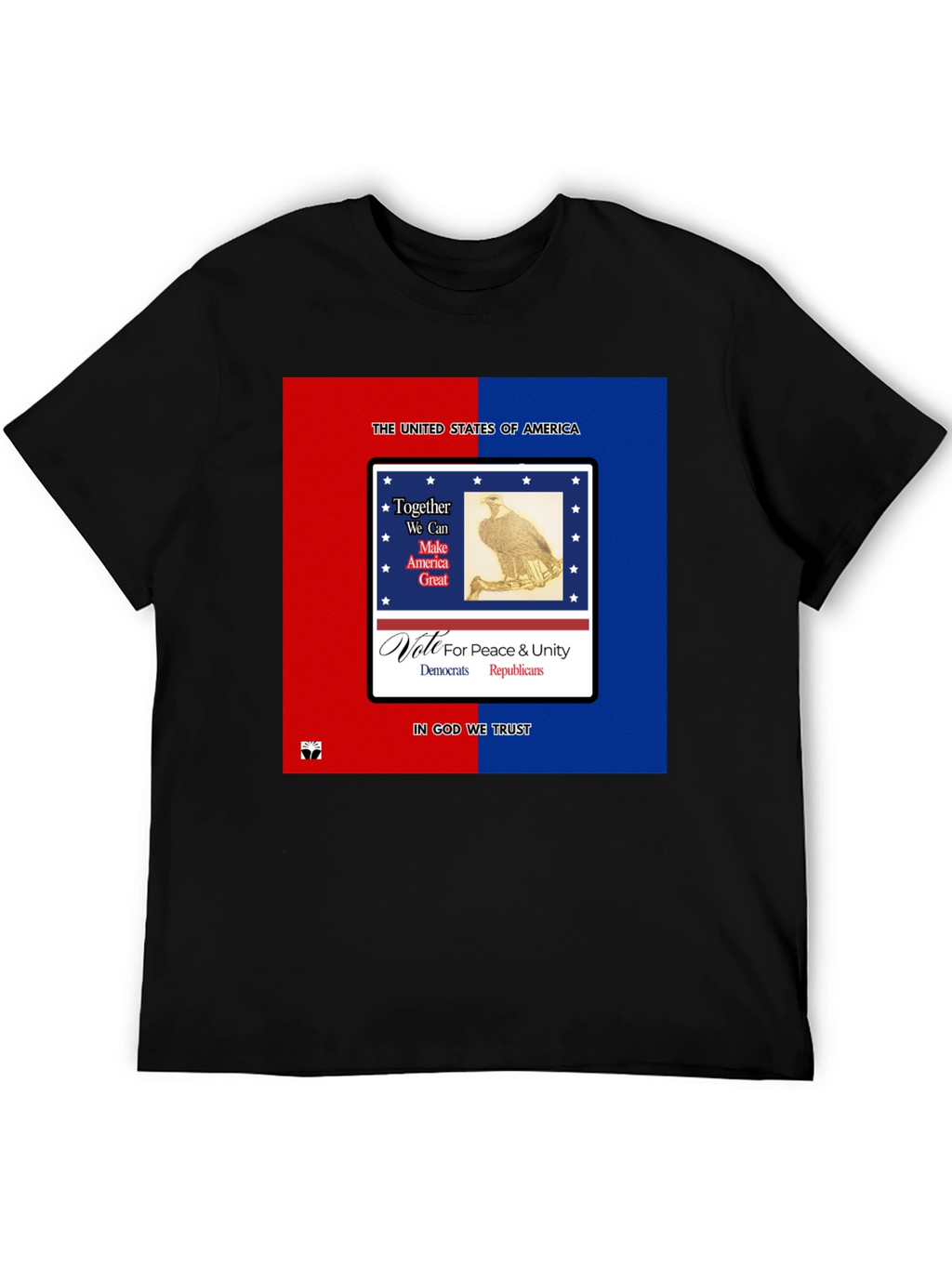 Patriotic USA T-Shirt - Peace & Unity