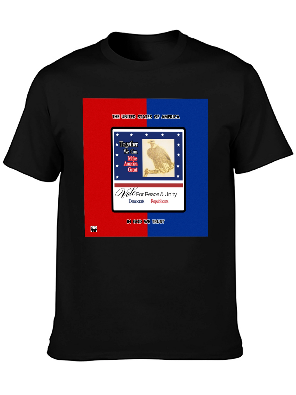 Patriotic USA T-Shirt - Peace & Unity