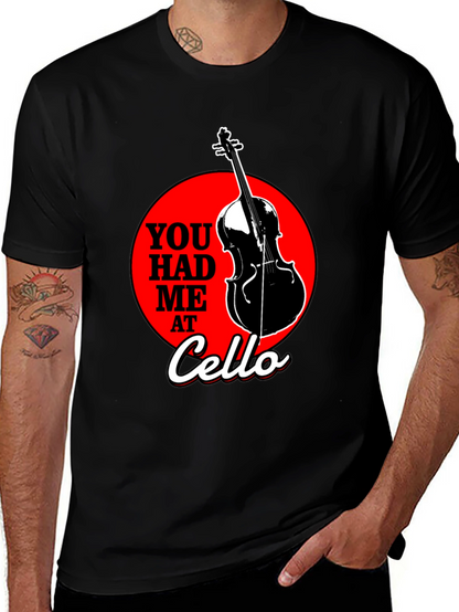 You Had Me at Cello Graphic T-Shirt
