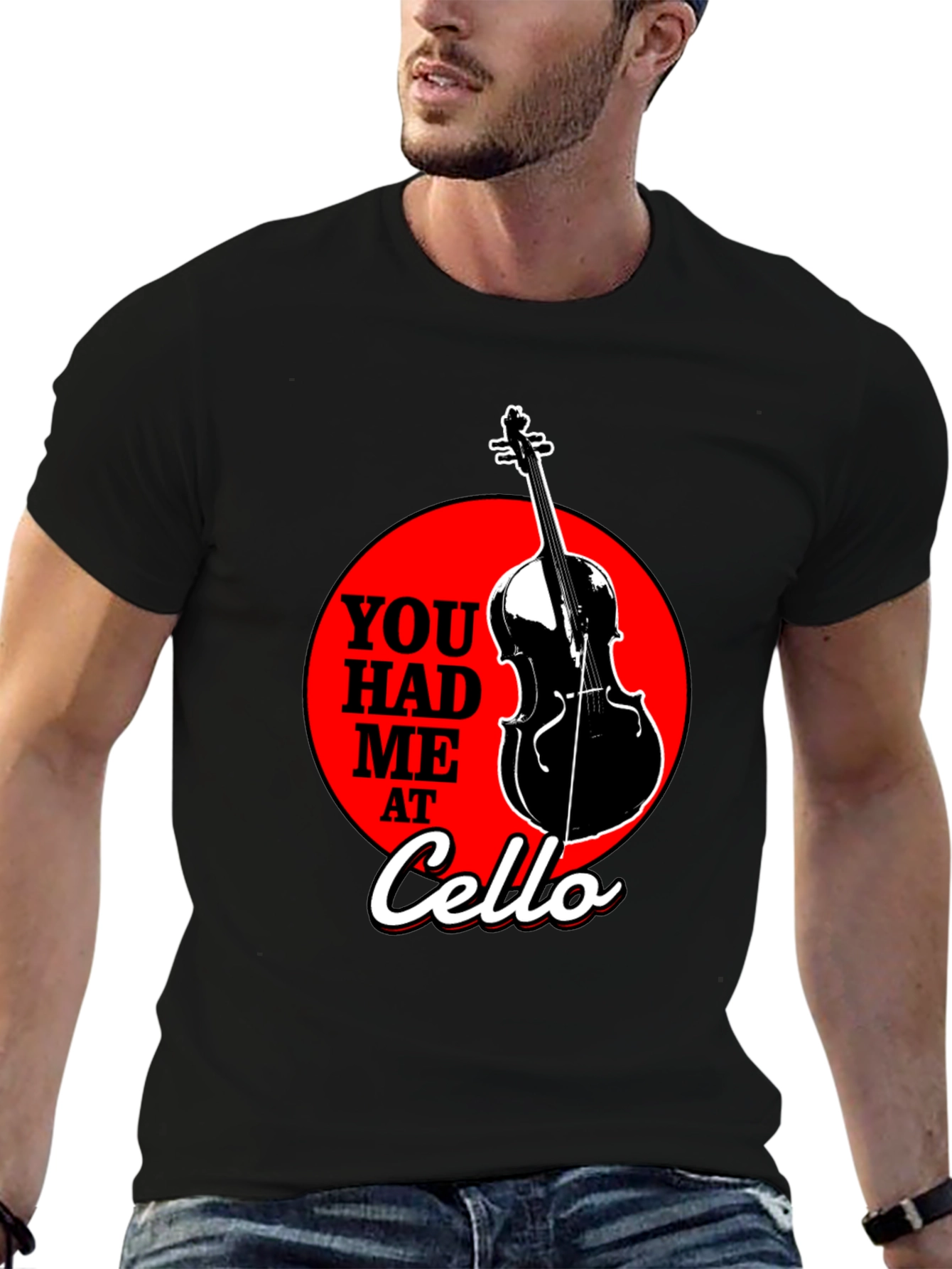You Had Me at Cello Graphic T-Shirt