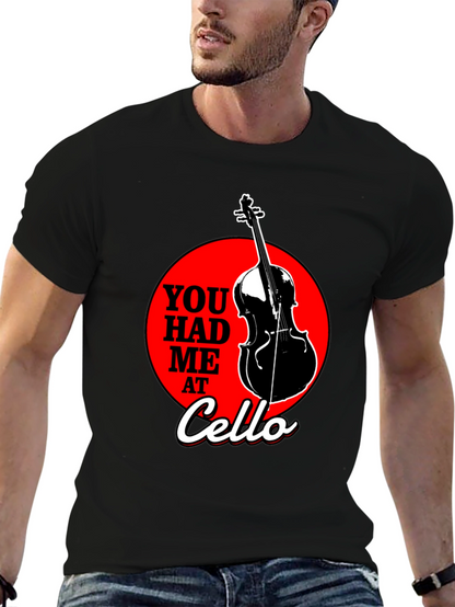 You Had Me at Cello Graphic T-Shirt