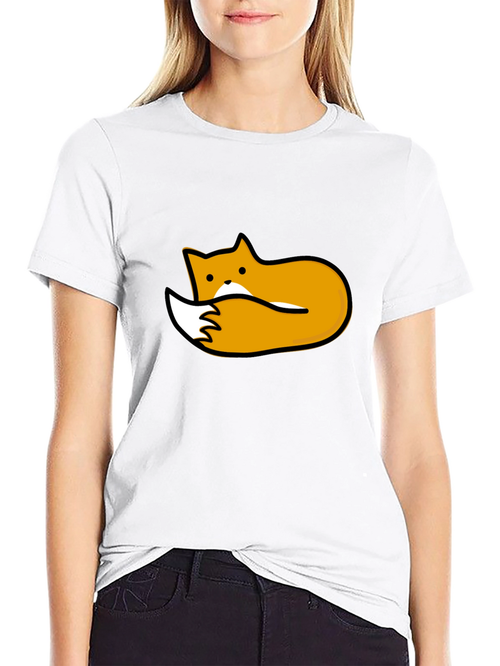 Black Fox Graphic Tee - Unisex Soft Cotton