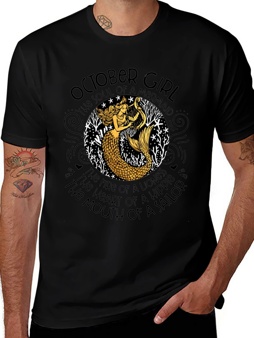 October Girl Mermaid T-Shirt