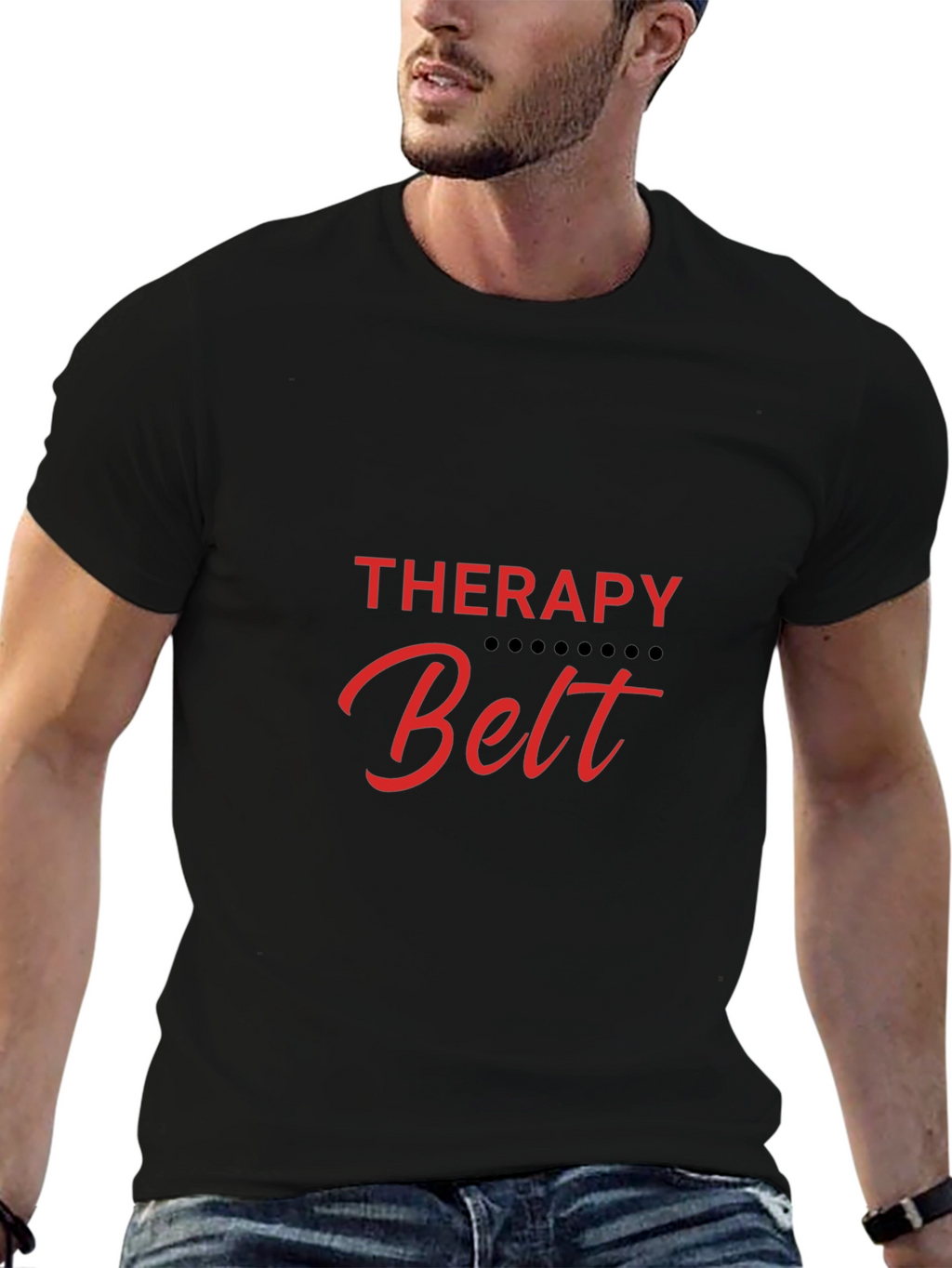Therapy Belt Graphic T-Shirt