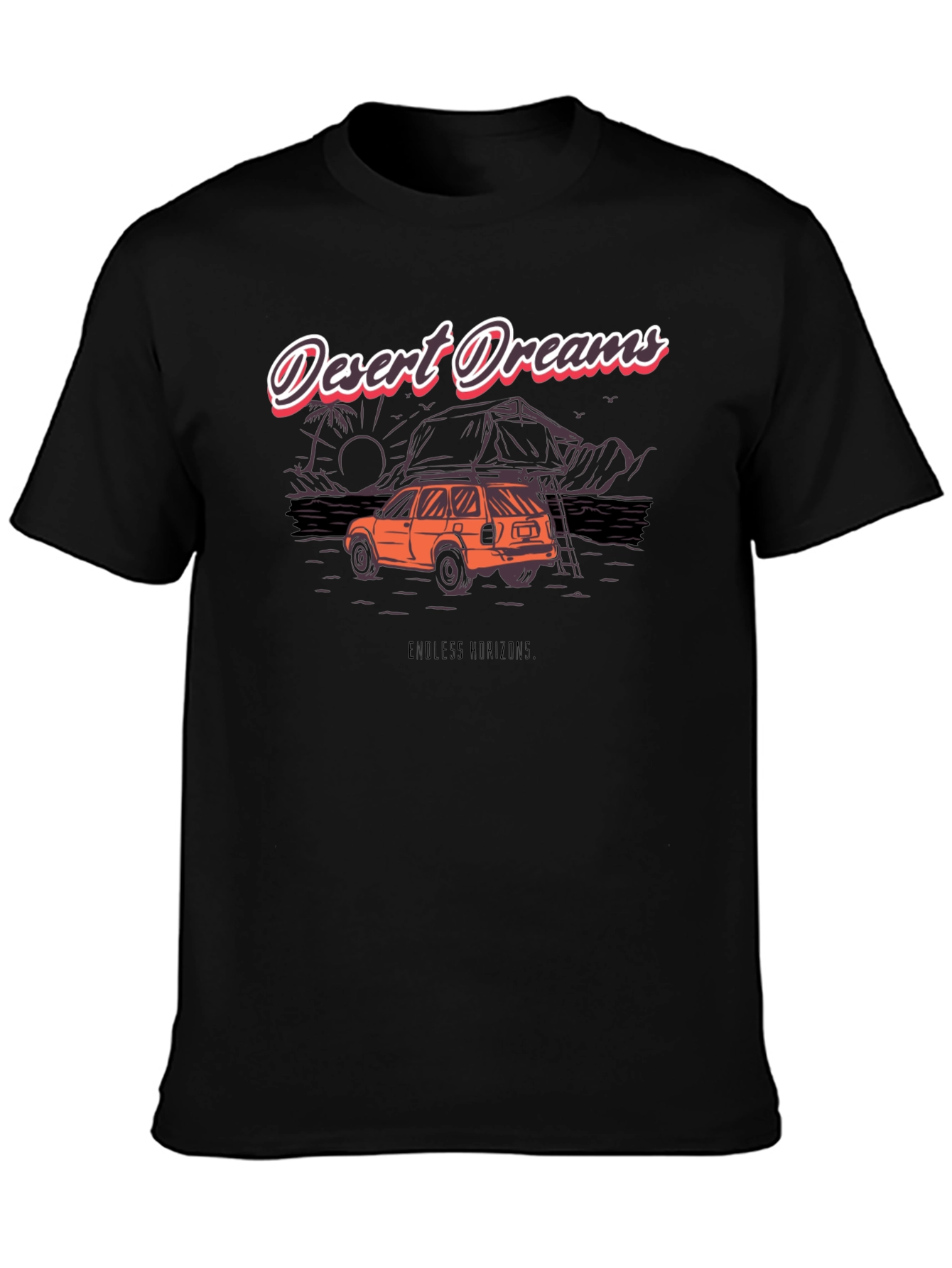 Desert Dreams Graphic Tee - Endless Horizons Adventure