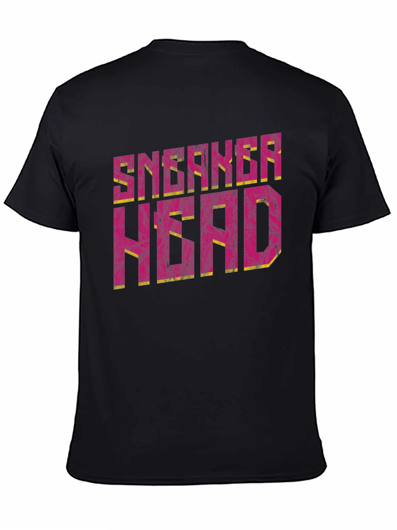 Sneaker Head Graphic T-Shirt - Black Casual Tee