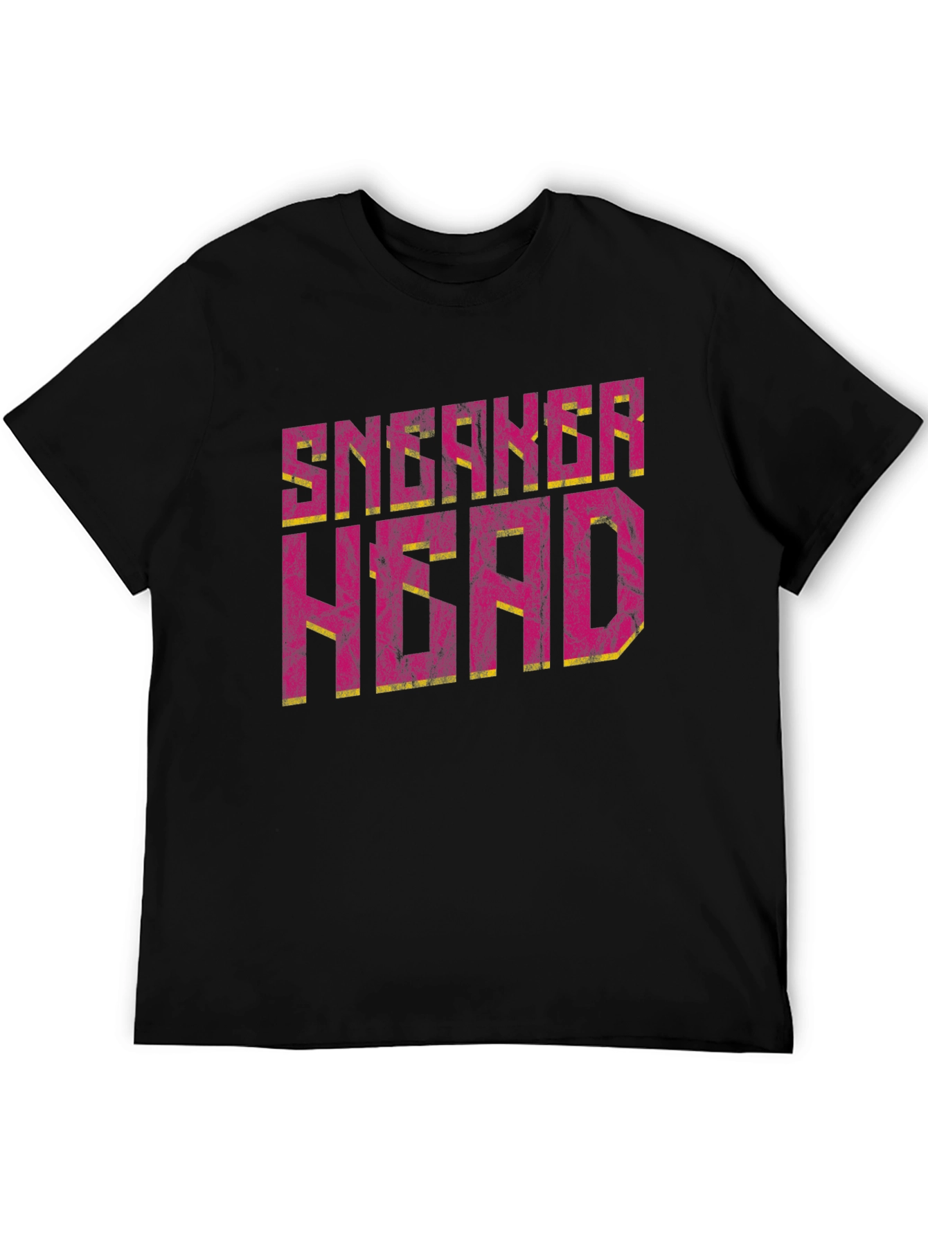 Sneaker Head Graphic T-Shirt - Black Casual Tee