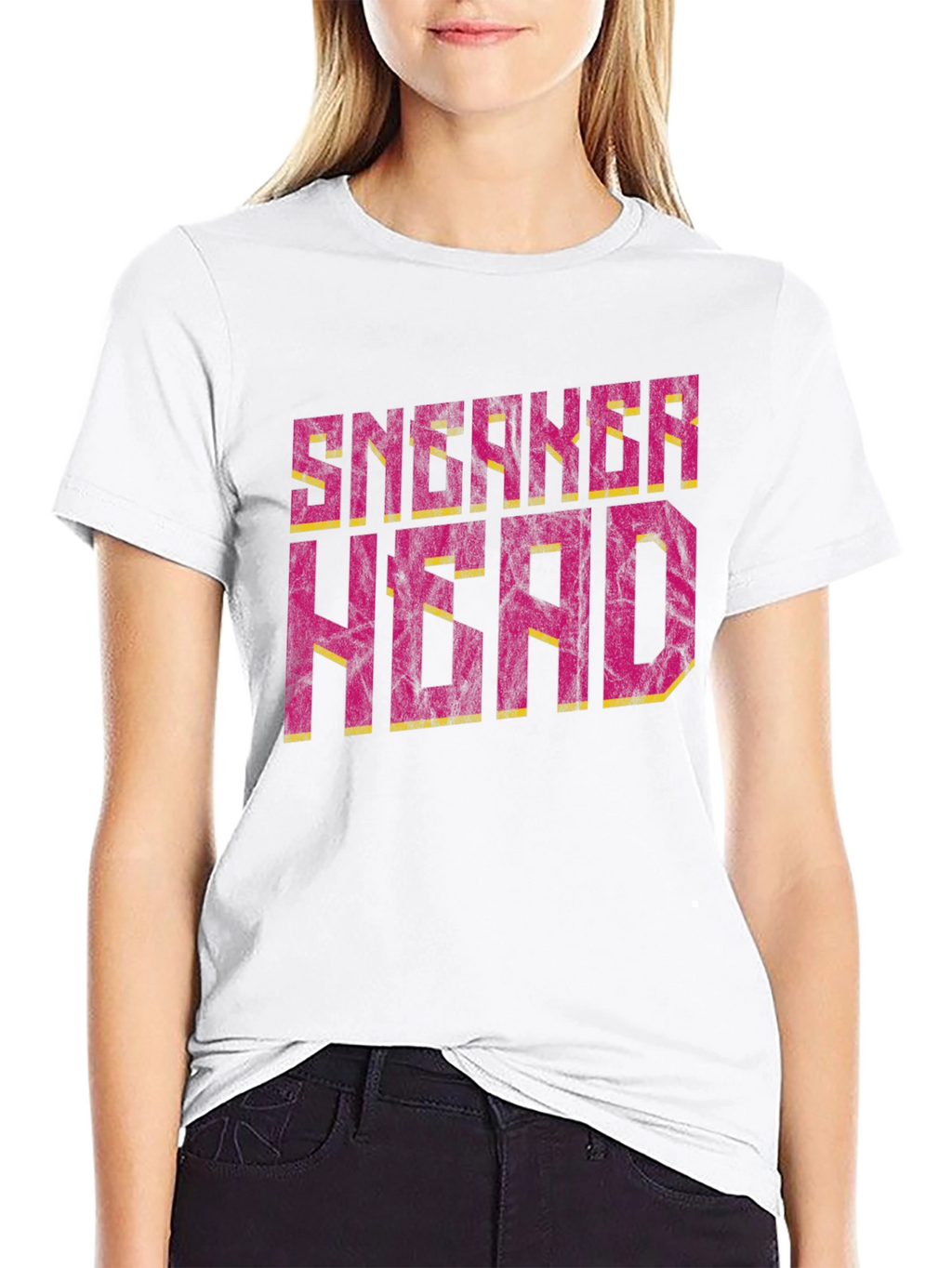 Sneaker Head Graphic T-Shirt - Black Casual Tee