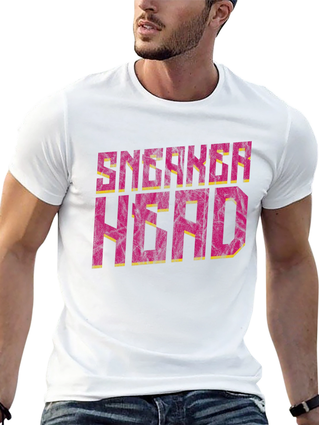 Sneaker Head Graphic T-Shirt - Black Casual Tee