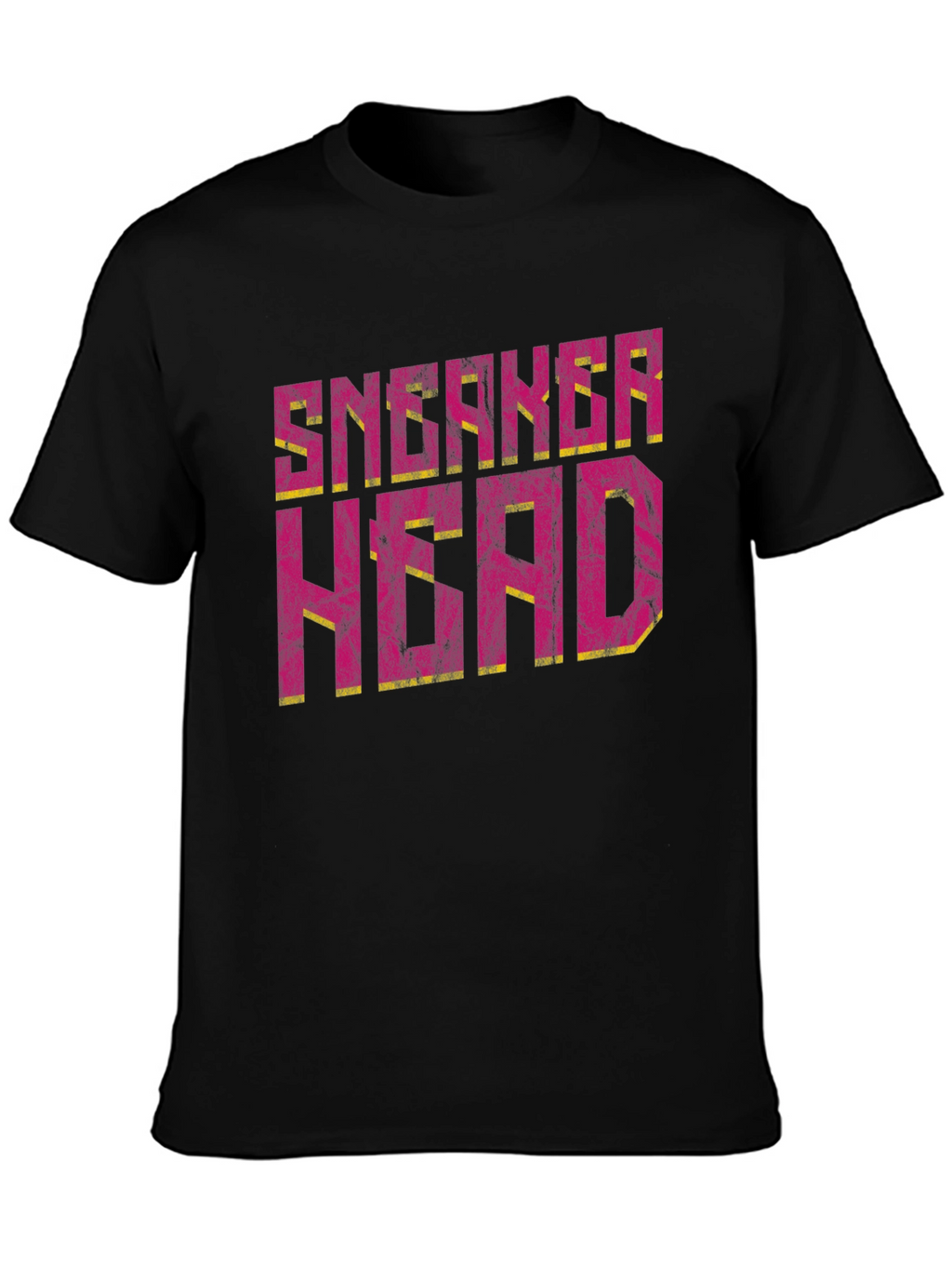 Sneaker Head Graphic T-Shirt - Black Casual Tee